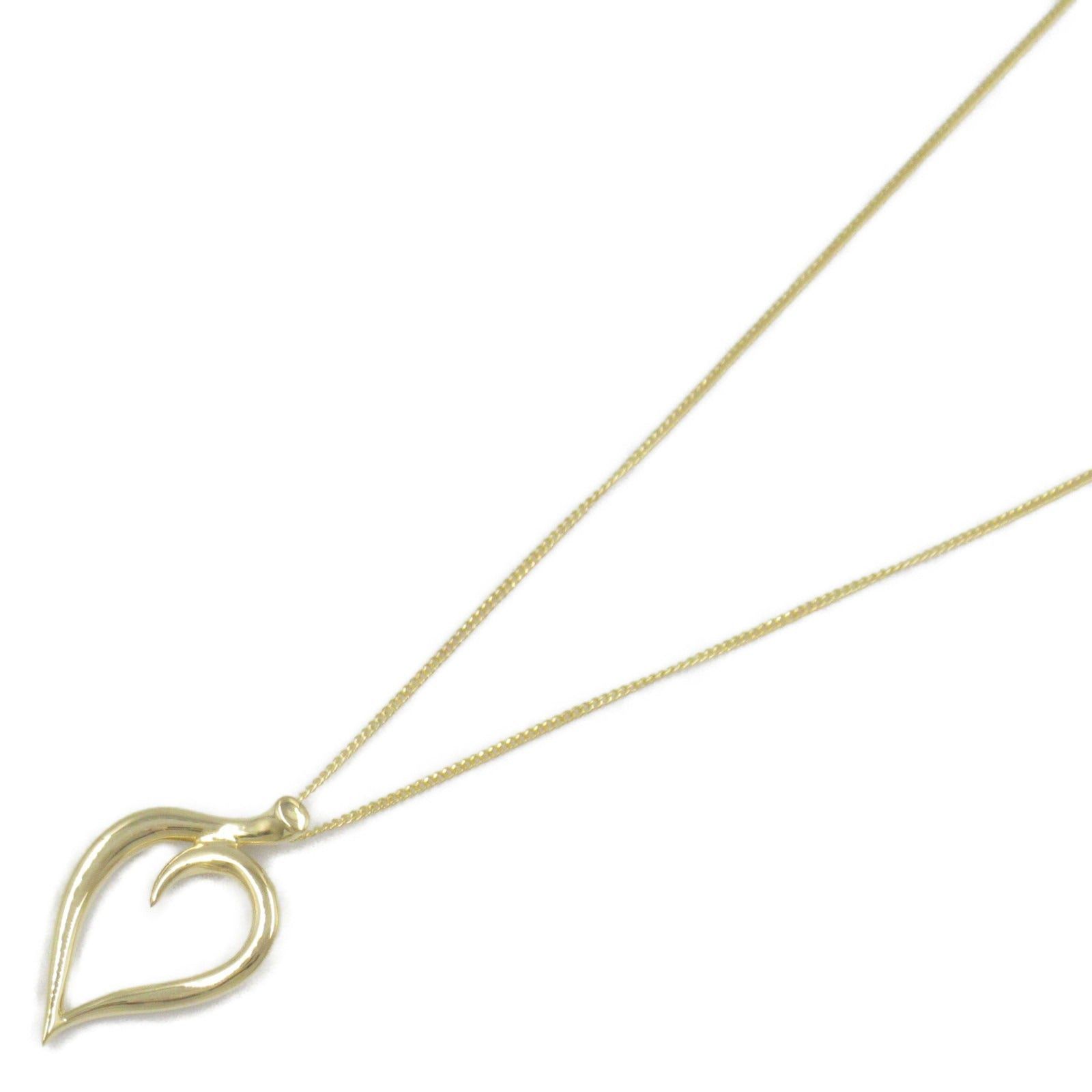 Tiffany & Co. Tiffany Co Leaf Heart Necklace K18 (Yellow Gold) Gold Size ONE SIZE - 1 Thumbnail