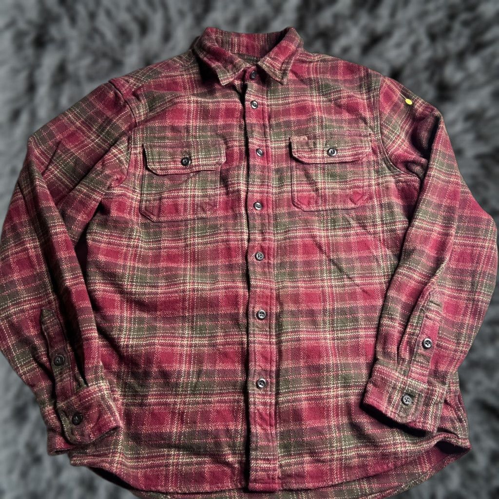 Orvis Orvis Shirt Mens M Red Plaid Flannel Button Up Long Sleeve Workwear Casual Size US M / EU 48-50 / 2 - 1 Thumbnail