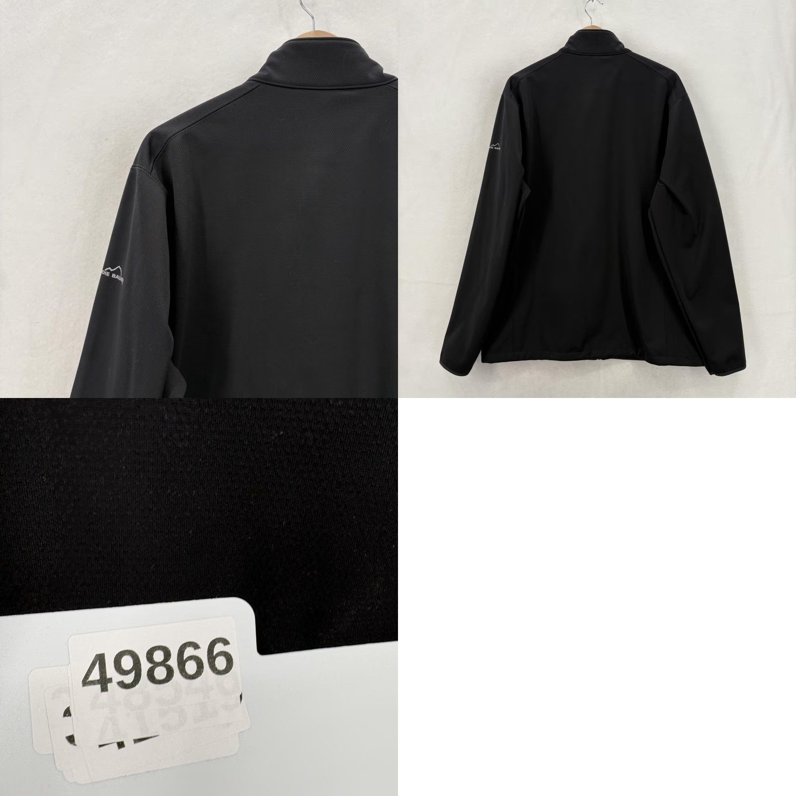 Eddie Bauer VINTAGE Eddie Bauer Jacket Mens XL Black Softshell Windbreaker Bravo Brio Logo Hiking Size US XL / EU 56 / 4 - 9 Thumbnail