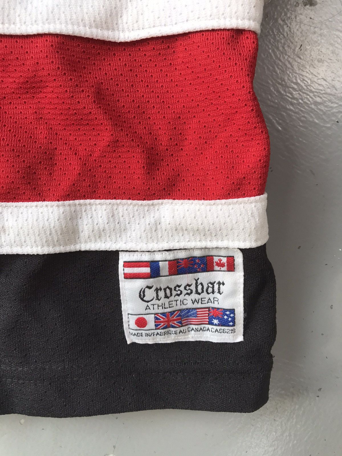 Vintage Vintage crossbar can west polyester hockey jersey Size US S / EU 44-46 / 1 - 11 Thumbnail