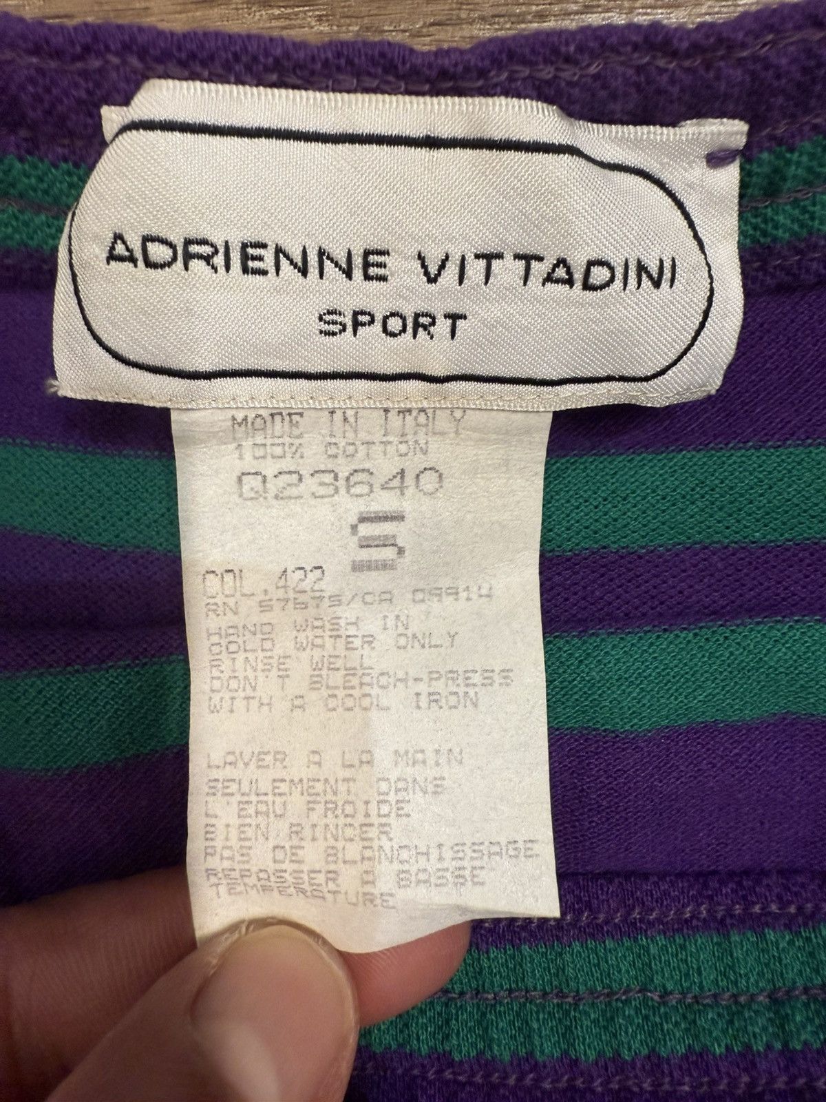 Designer × Vintage ***FINAL DROP***RARE 90s ADRIENNE VITTADINI SPORT SKIRT S Size 29" - 2 Thumbnail