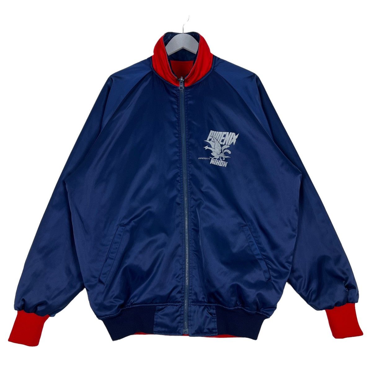 🔥 VINTAGE POENIX NIHON UNIVERSITY REVERSIBLE BOMBER JACKET