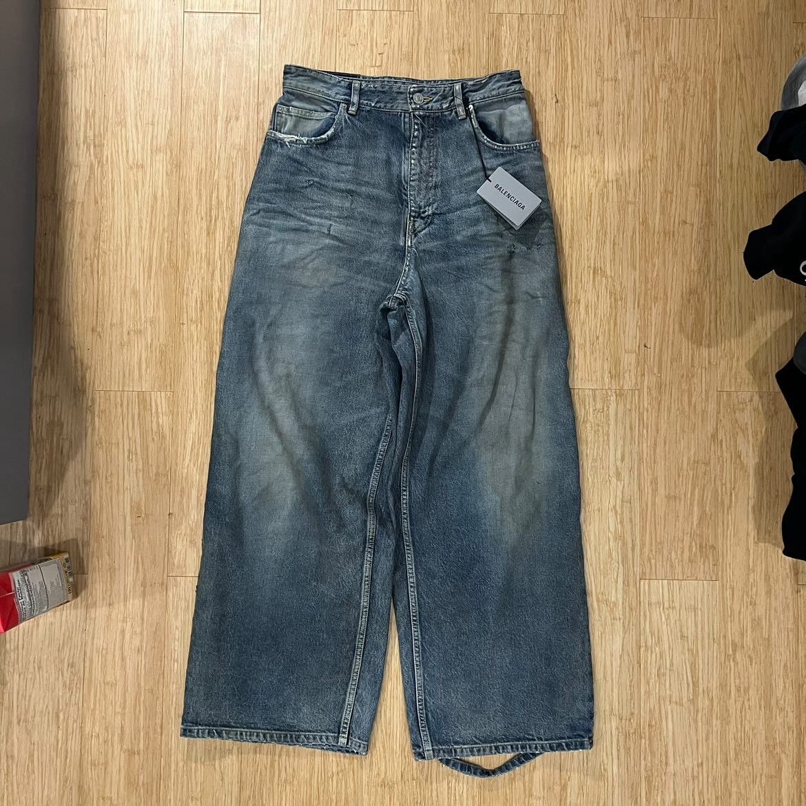 Balenciaga Balenciaga Mudwash Apron Pants Size US 31 - 1 Thumbnail