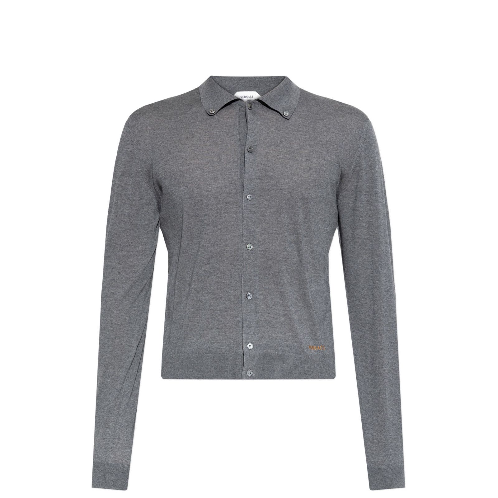Versace VERSACE Gray Wool Cardigan New & Authentic (Men's size:L;) Size US L / EU 52-54 / 3 - 1 Preview