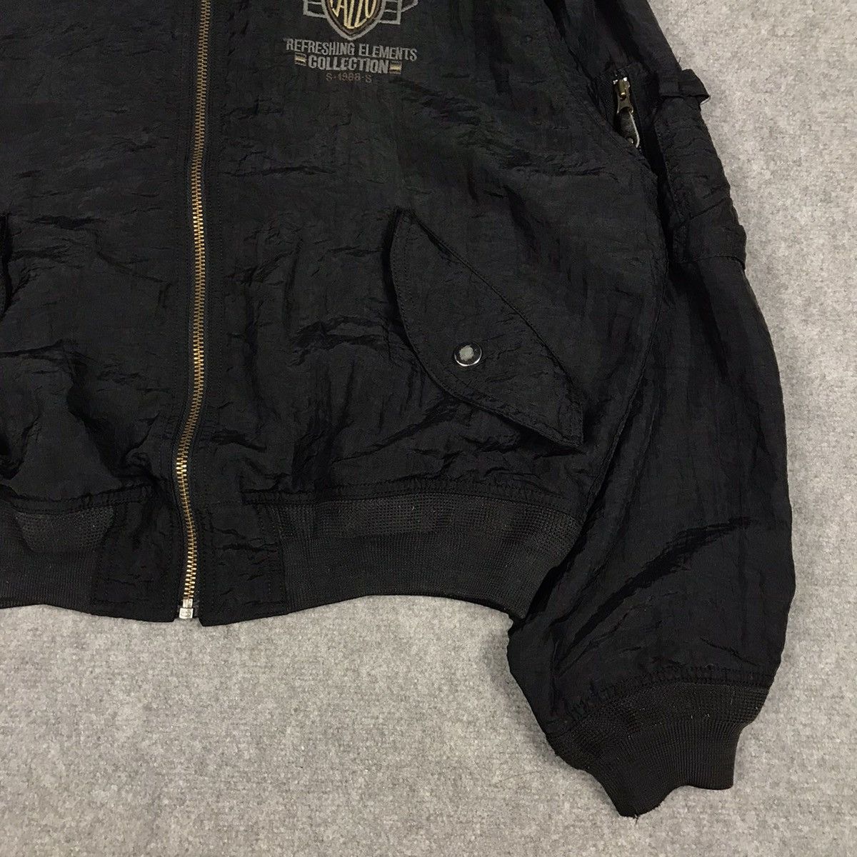 Japanese Brand PAZZO CLUB JAPANESE EMBROIDERY LOGO MA-1 STYLE JACKET Size US M / EU 48-50 / 2 - 5 Thumbnail