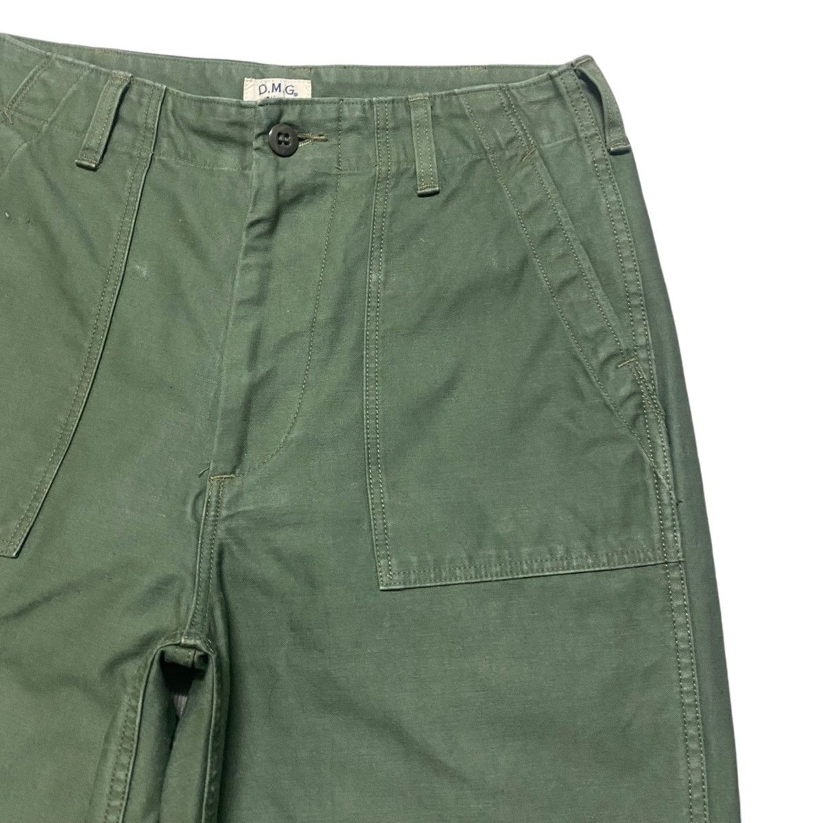 Japanese Brand D.M.G Domingo OG107 Us Army Fatigue Pants Sateen Size US 28 / EU 44 - 5 Thumbnail