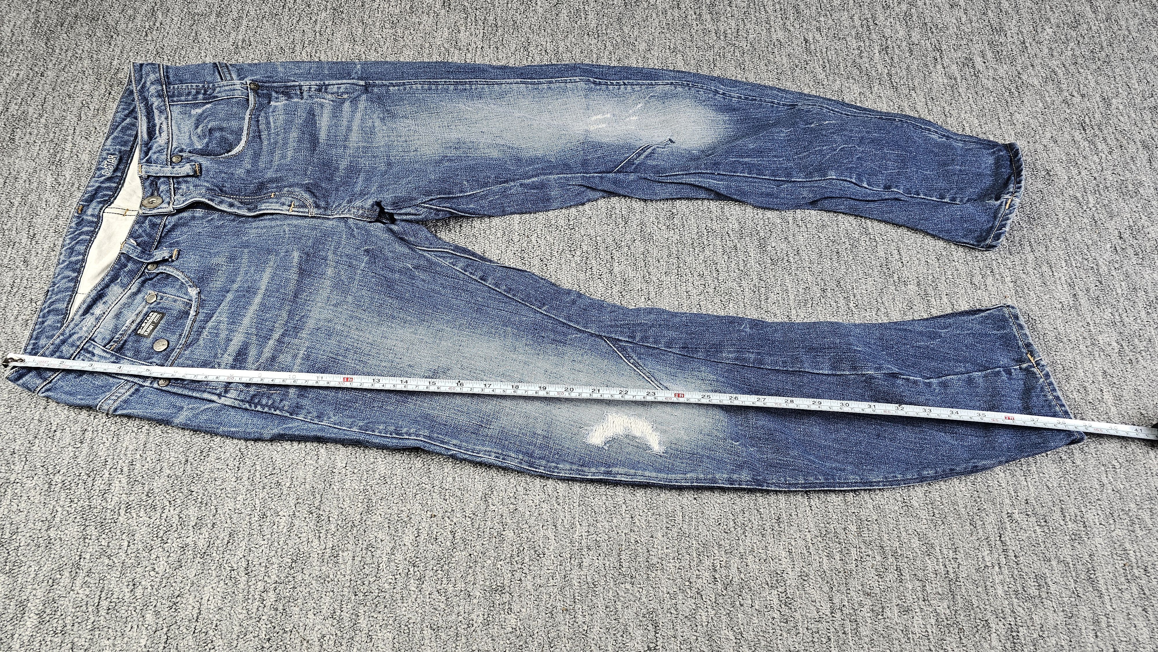G-Star G-Star Raw Arc 3D Tapered Cotton Denim Jeans Womens W26 L32 Size 26" / US 2 / IT 38 - 9 Thumbnail