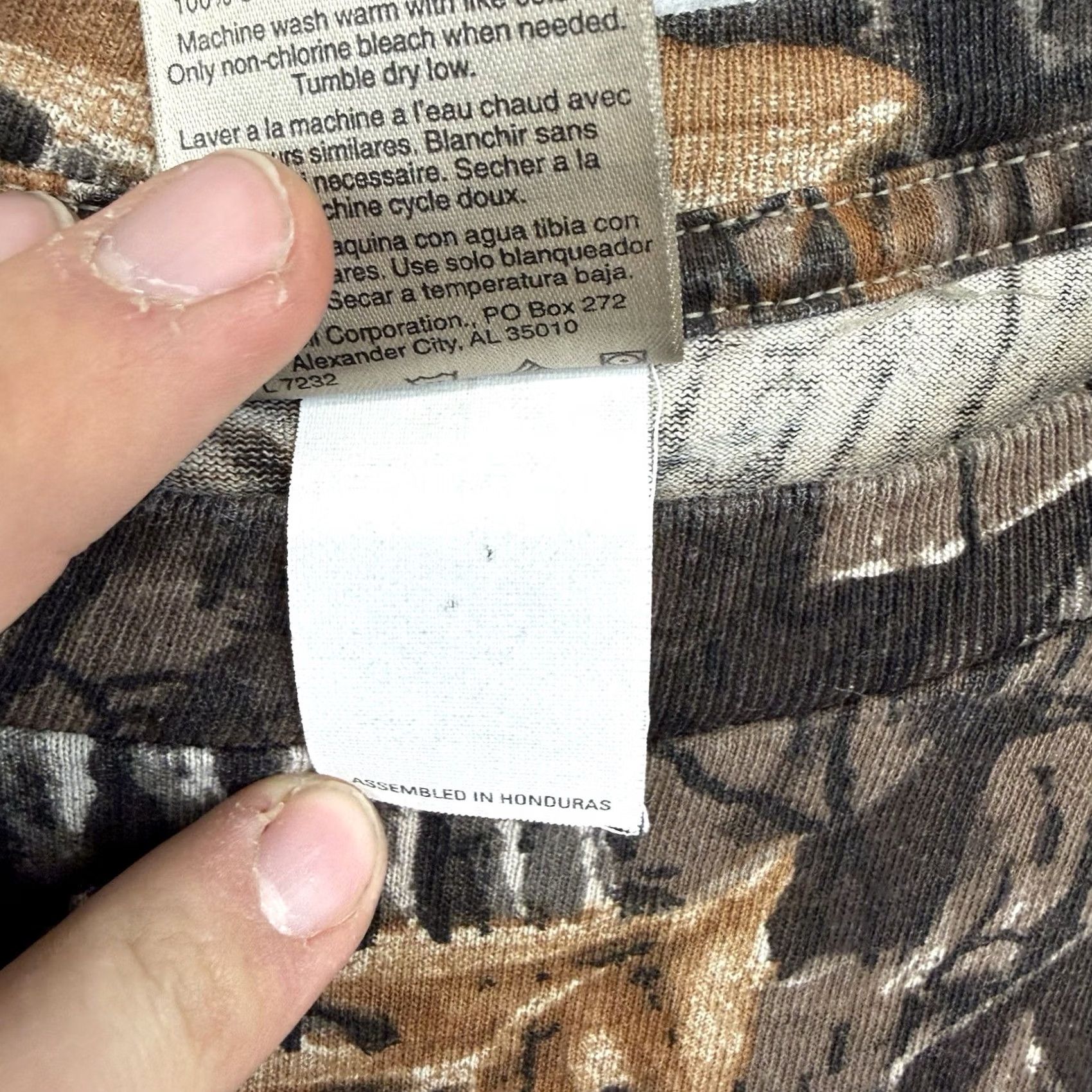 Jerzees VINTAGE Jerzees Outdoors T-Shirt XL Camouflage Crew Neck Men Bigwoods 90s Camo USA Size US XL / EU 56 / 4 - 4 Thumbnail