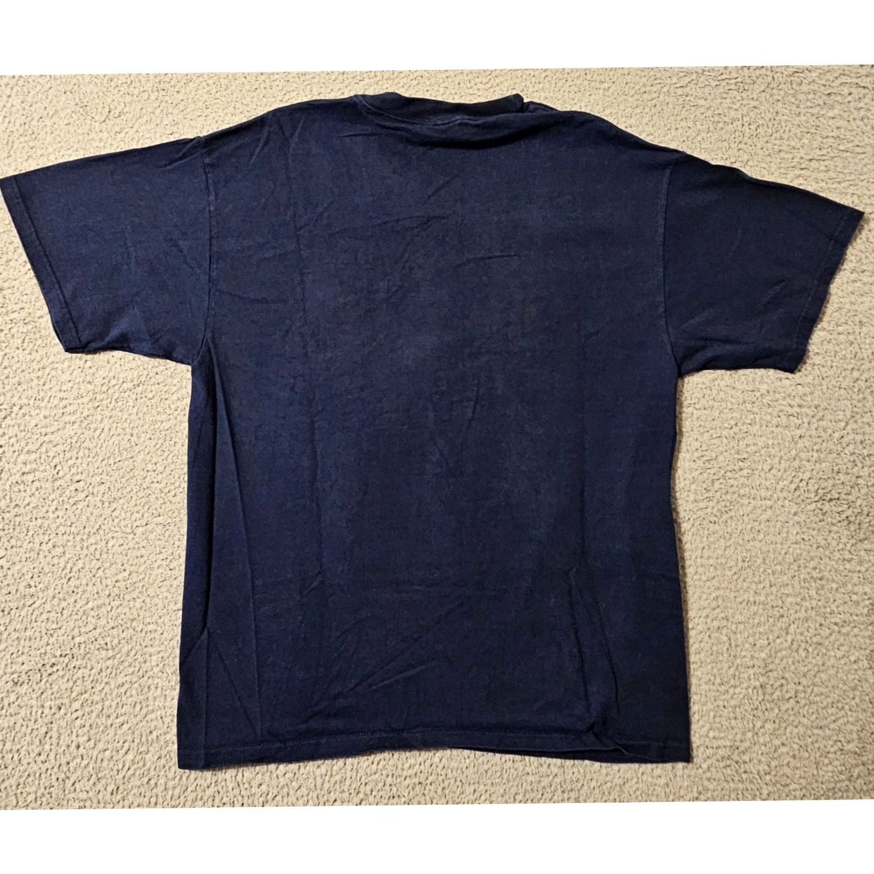 Hanes VINTAGE Hanes Mesa Arizona Cowboy Boots Graphic T-Shirt Navy Blue Mens Large Size US L / EU 52-54 / 3 - 2 Thumbnail