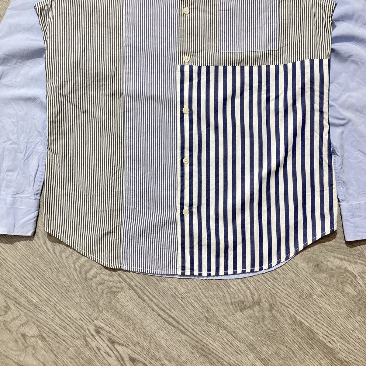 semanticdesign 2000s Semanticdesign Stripe Pattern Shirt CDG Style Designer Size US M / EU 48-50 / 2 - 6 Thumbnail