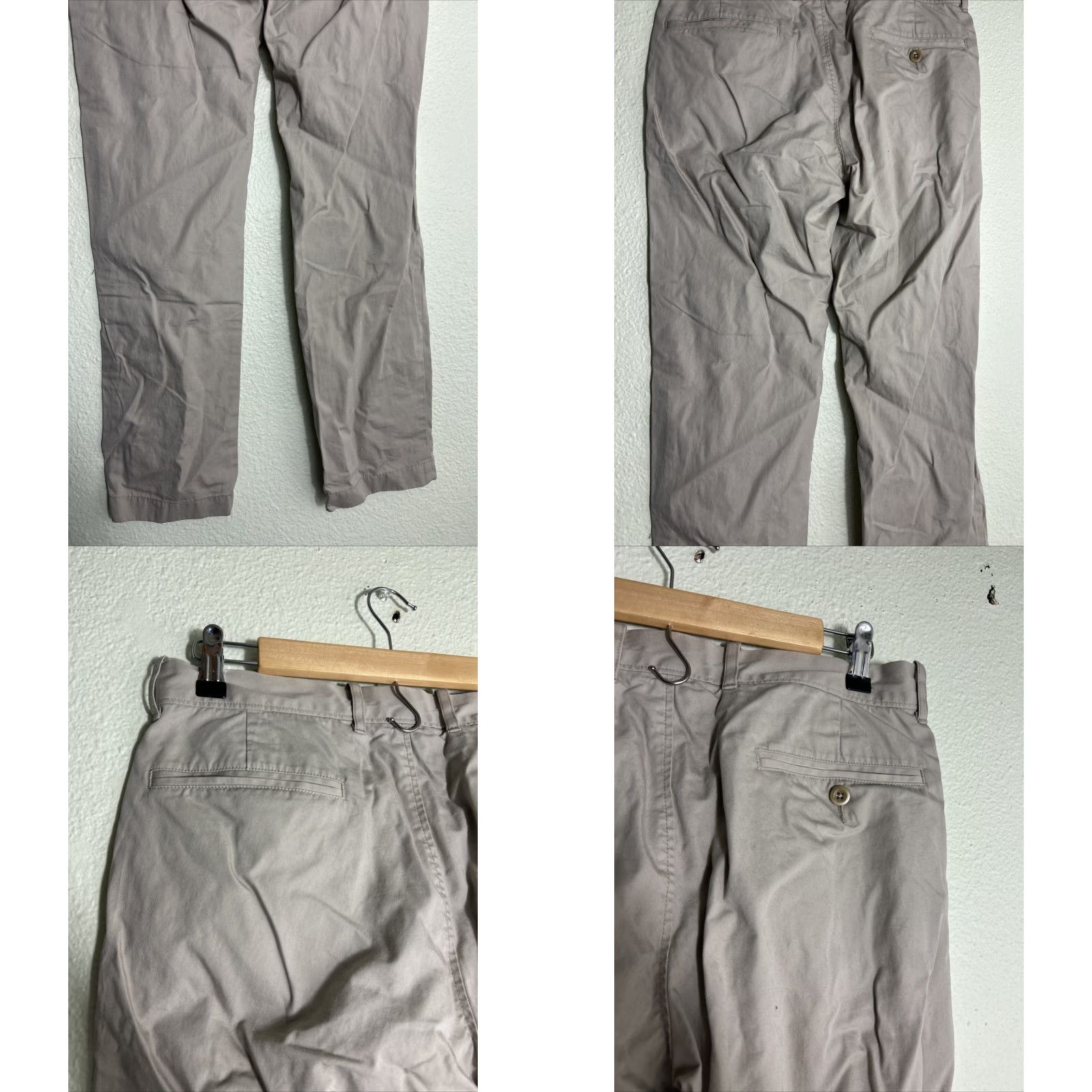 J.Crew J.CREW Lightweight Chino Pants Beige Cotton Mens 30x32 #770 Size US 30 / EU 46 - 8 Thumbnail