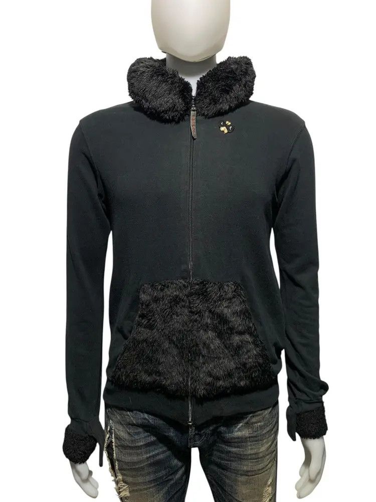 Issey Miyake Mercibeaucoup issey miyake faux fur trim zip sweatshirt Size US M / EU 48-50 / 2 - 3 Thumbnail