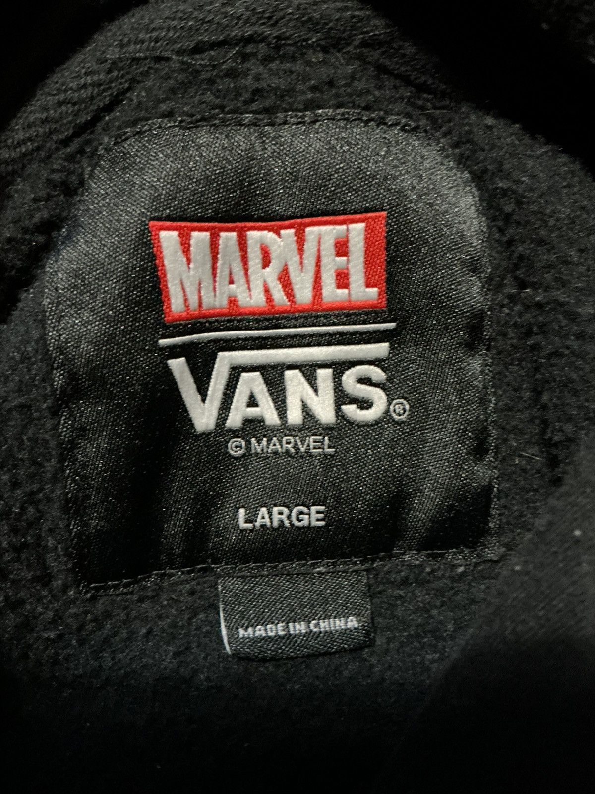 Vans Vans X Marvel Comics Venom Embroidered Pullover Hoodie Size US L / EU 52-54 / 3 - 5 Thumbnail
