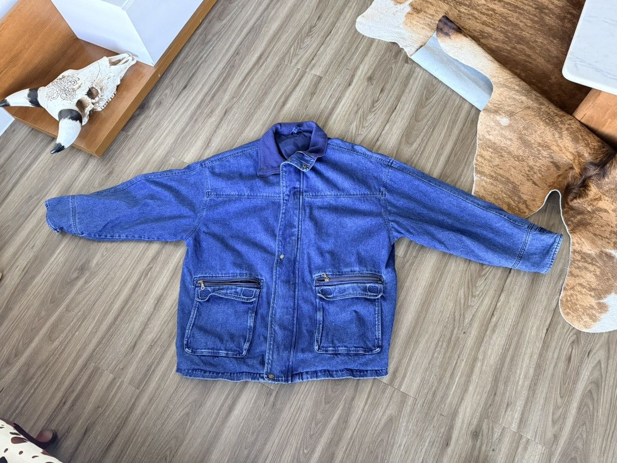 Arizona Jean Co. Arizona Jean Company Jacket Mens XL Blue Denim Trucker Coat Size US XL / EU 56 / 4 - 1 Thumbnail
