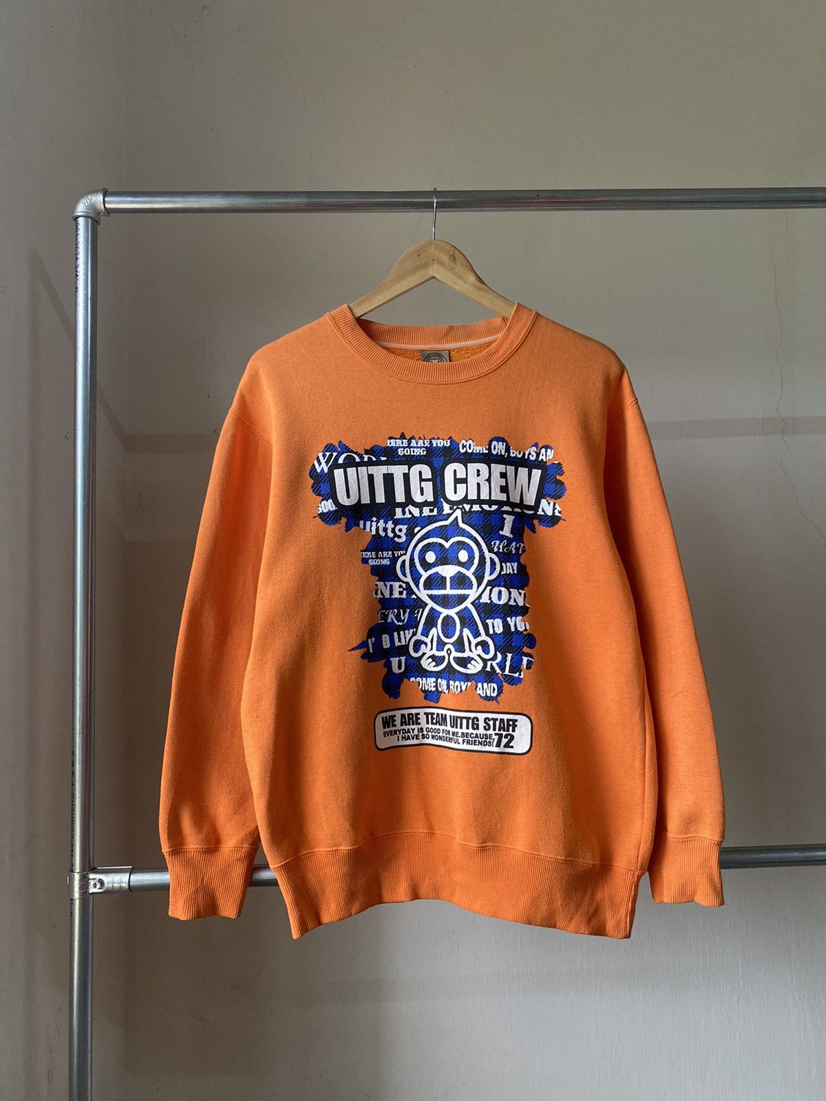 Japanese Brand × Vintage UITTG CREW CREWNECK SWEATSHIRT 90s Size US L / EU 52-54 / 3 - 3 Thumbnail