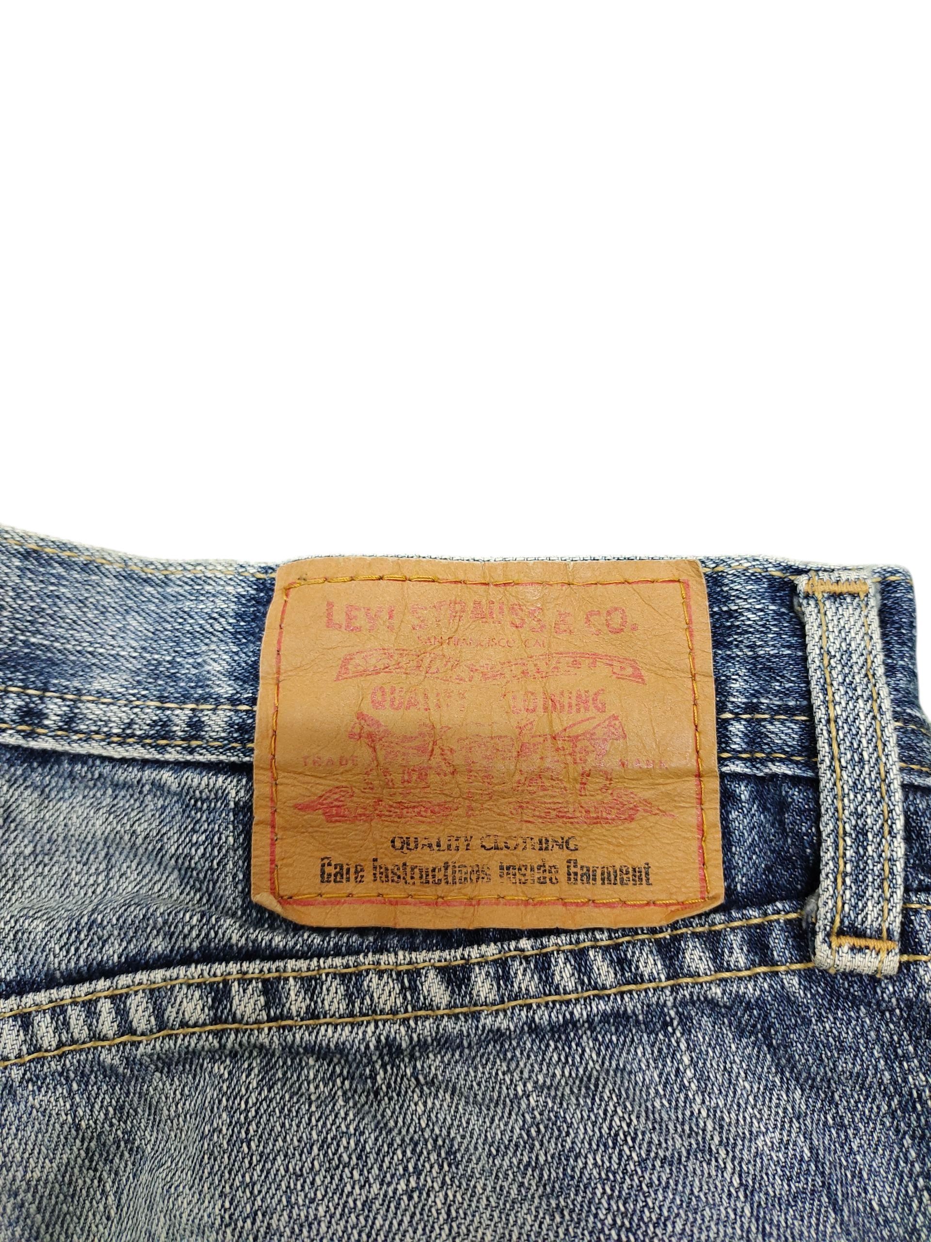 Levi's Vintage Levis 533 Relaxed Distress Faded Denim Jeans Size US 31 - 10 Thumbnail