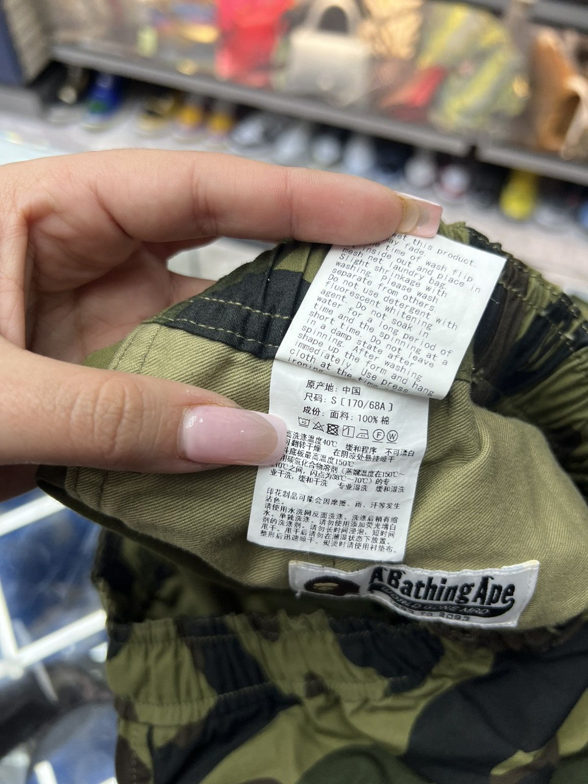 Bape Bape 1st Camo Green Shorts Size US 29 - 7 Thumbnail