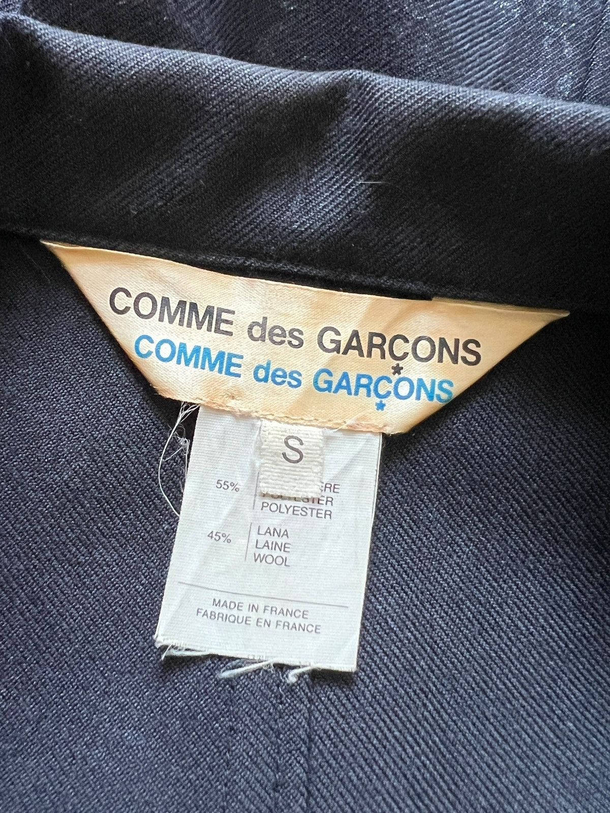 Comme des Garcons Comme des Garcons Floral Motif Buttonless Blazer Jacket Size S / US 4 / IT 40 - 10 Thumbnail