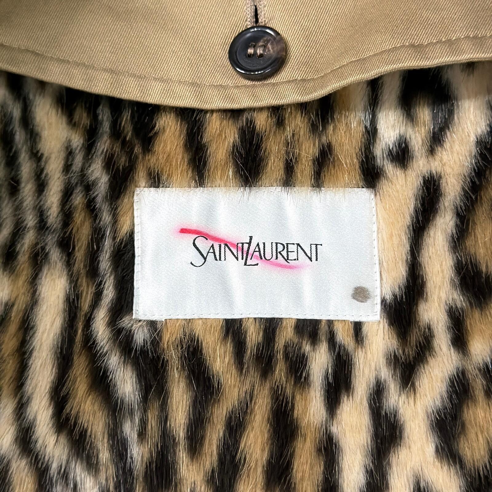 Saint Laurent Paris Saint Laurent Fur Inner Trench Coat Size US M / EU 48-50 / 2 - 8 Thumbnail
