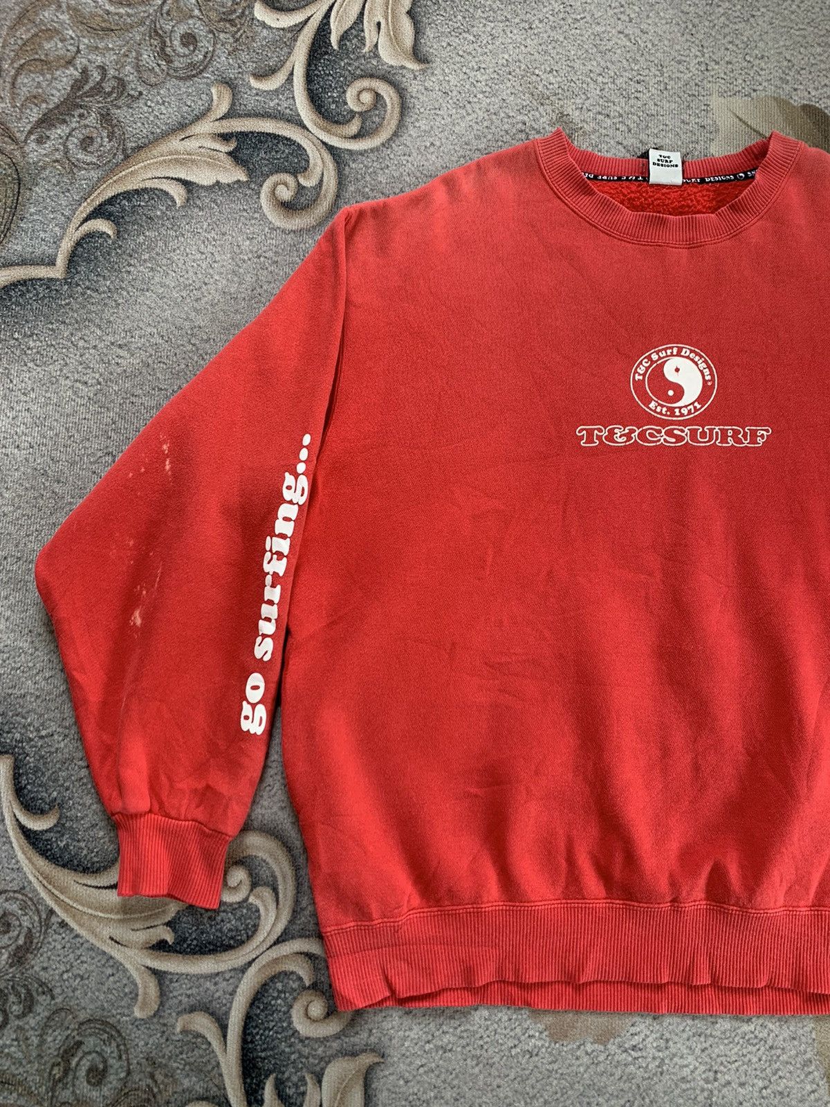 Vintage T&C SURF DESIGN HAWAII SWEATSHIRT Size US L / EU 52-54 / 3 - 3 Thumbnail