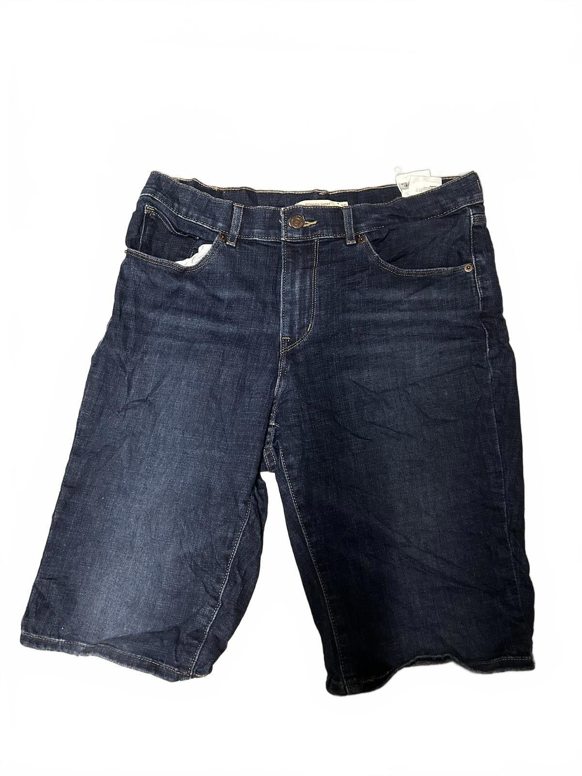 Designer Stylish Denim Bermuda Shorts - Size 30 Size US 30 / EU 46 - 1 Thumbnail