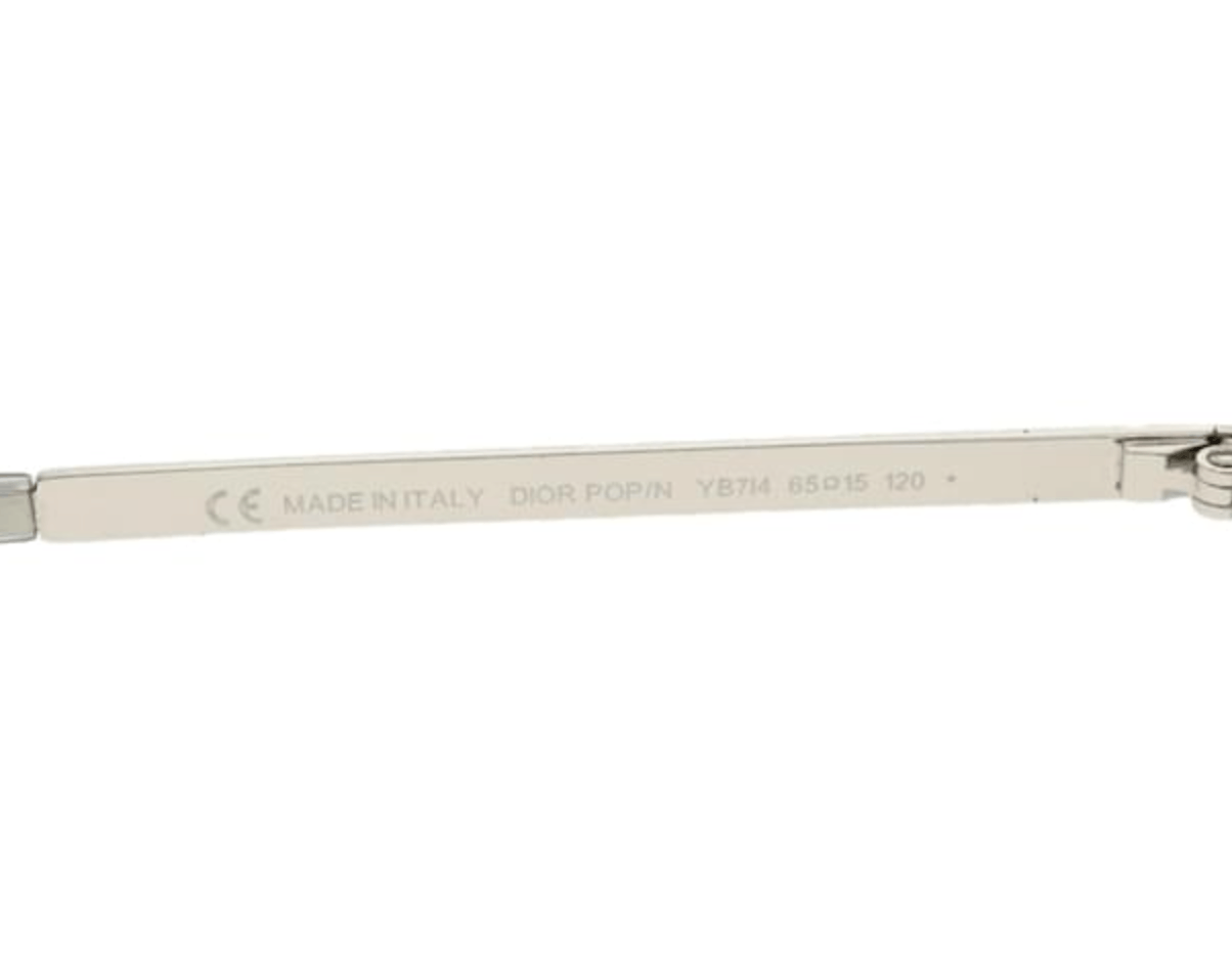 Christian Dior Monsieur DIOR Sunglasses Pop Rectangle Wrap Straps Logo RI945 Size ONE SIZE - 6 Thumbnail