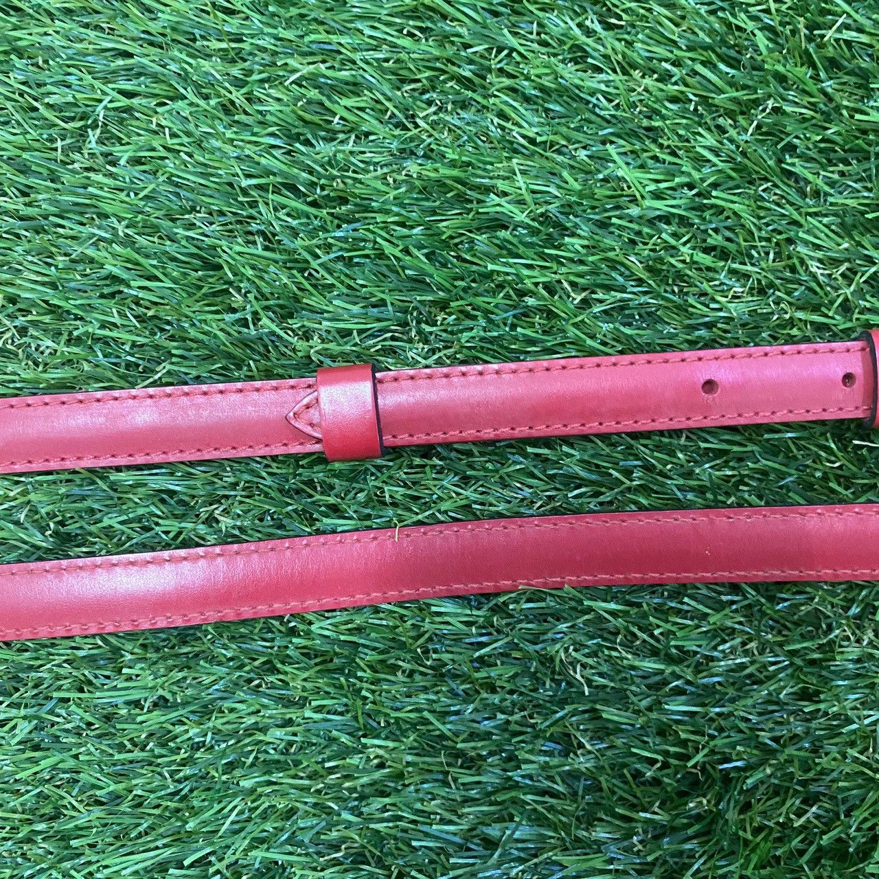 Louis Vuitton Louis Vuitton Red Adjustable Shoulder Strap 6LKO126K – Y2K Size ONE SIZE - 9 Thumbnail