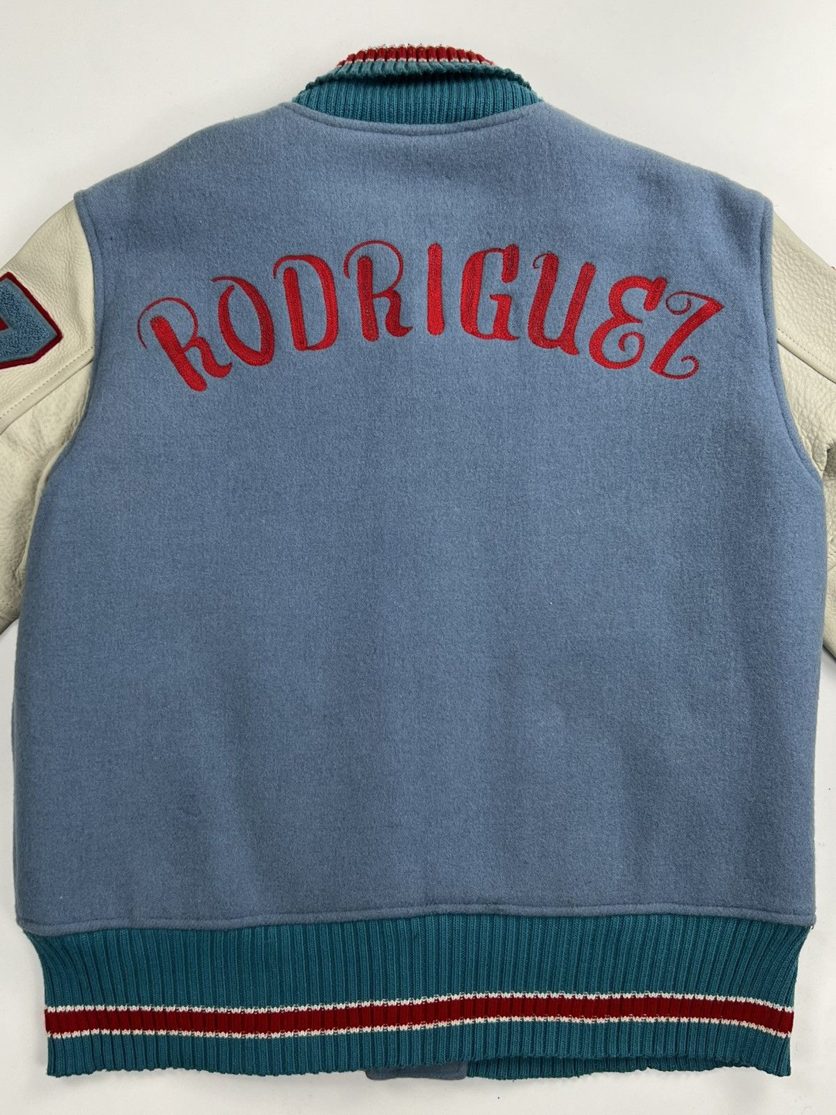 Japanese Brand VINTAGE BLUE BUCK VARSITY JACKET Size US XXS / EU 40 - 13 Thumbnail