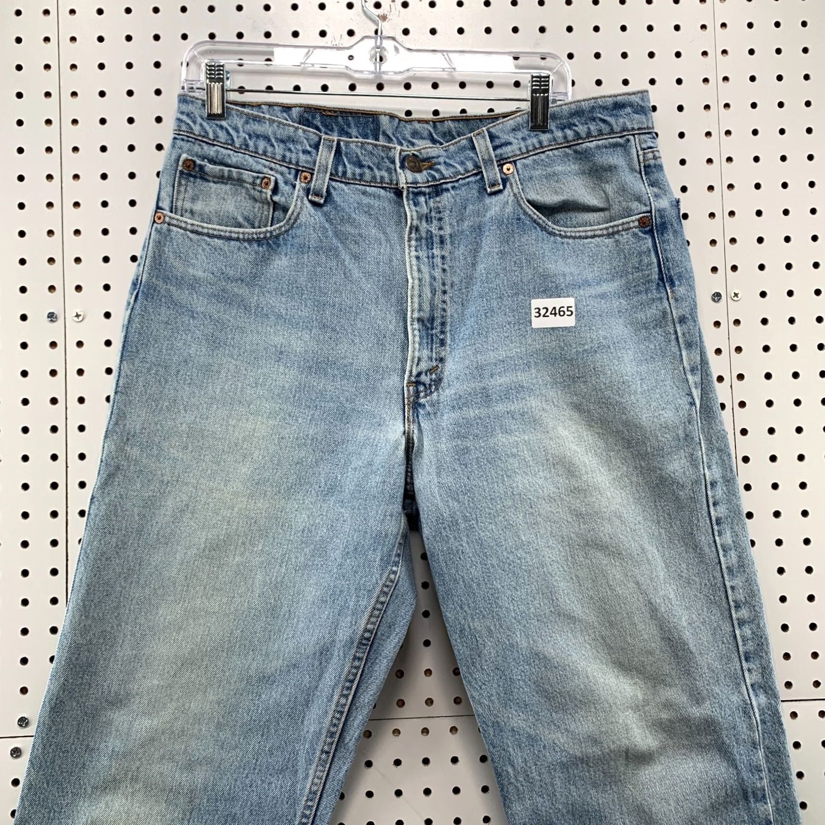 Levi's VINTAGE Levis 550 Jeans Men 36x32 Fits 35x30.5 Blue Denim Relaxed Made USA 90s Size US 36 / EU 52 - 3 Thumbnail