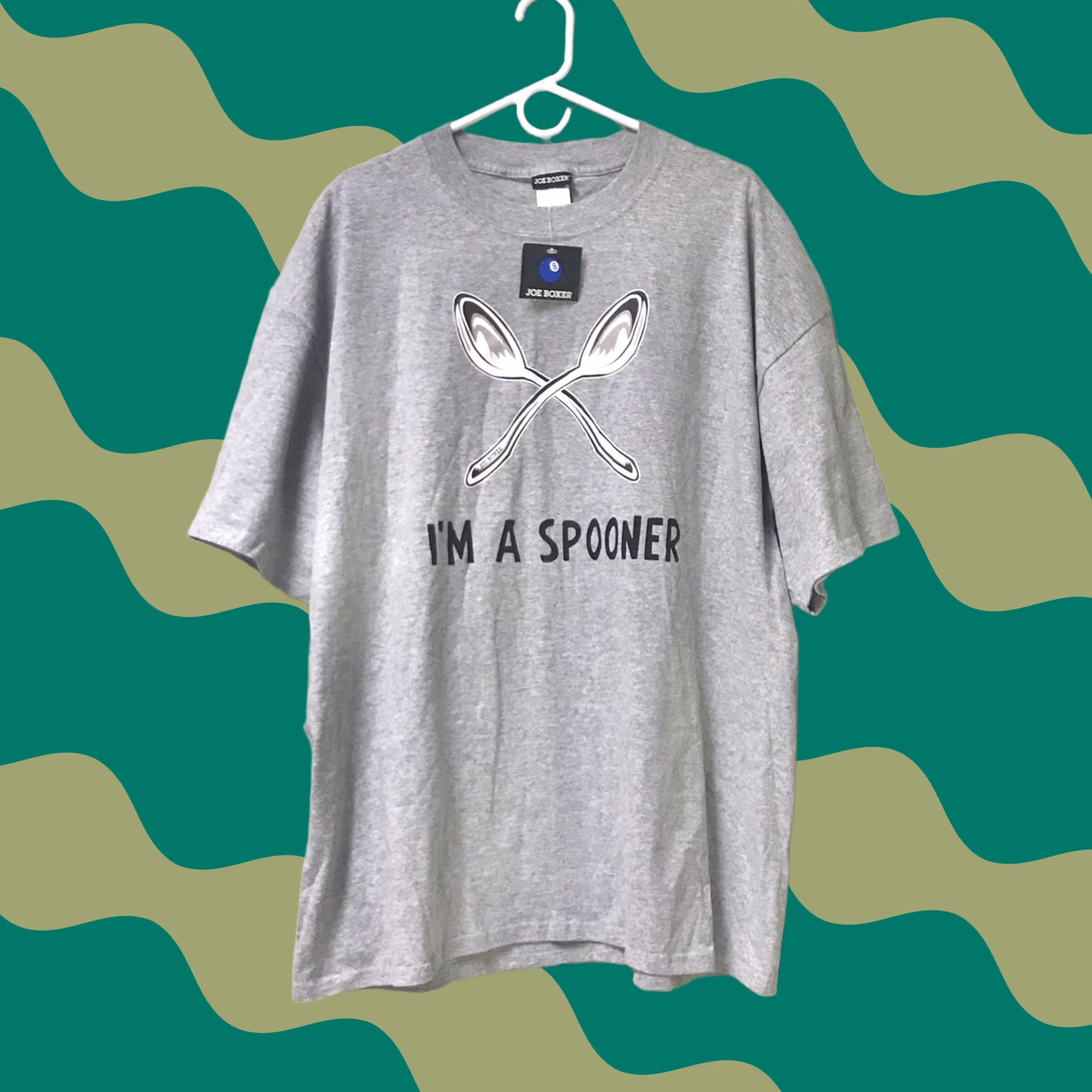 Joe Boxer VINTAGE Joe Boxer T-Shirt Unisex Gray I’m A Spooner Short Sleeve 2XL Crew Neck Graphic Retro Funny Men Women Size XXL / US 16-18 / IT 52-54 - 1 Thumbnail
