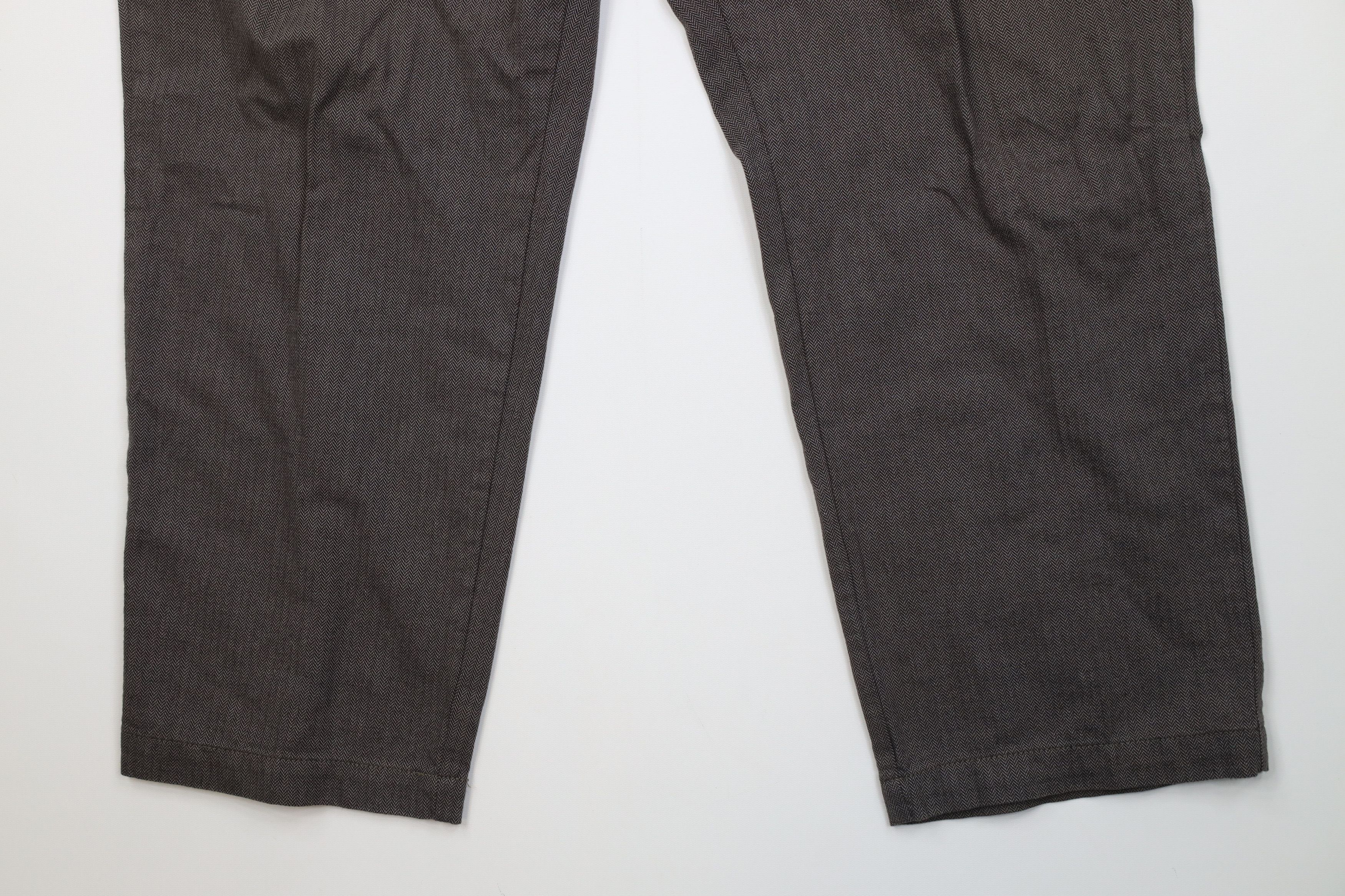 Polo Ralph Lauren Vintage 90s Ralph Lauren Herringbone Wide Leg Chino Pants Size US 42 / EU 58 - 4 Thumbnail