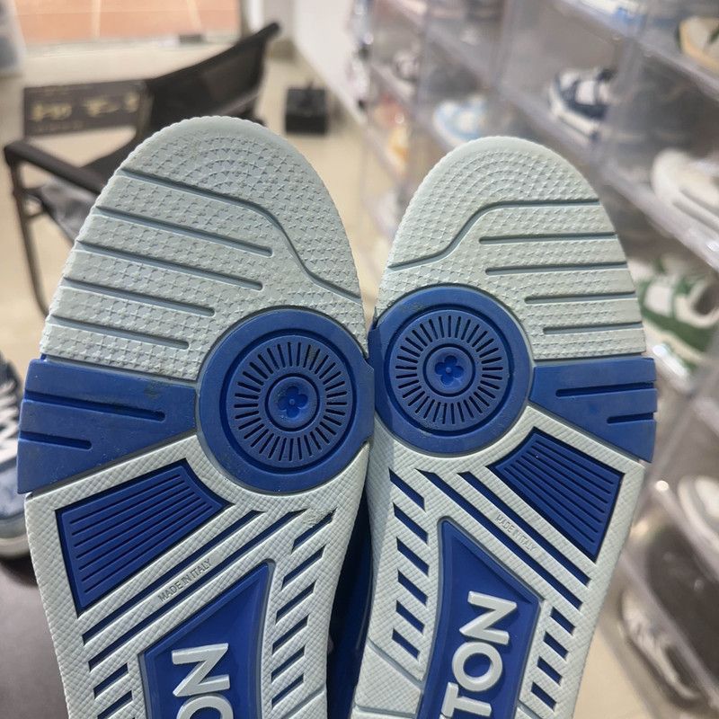 Louis Vuitton Louis Vuitton Trainer Casual Fashion Sneakers Blue -2508 Size US 9.5 / EU 42-43 - 8 Thumbnail