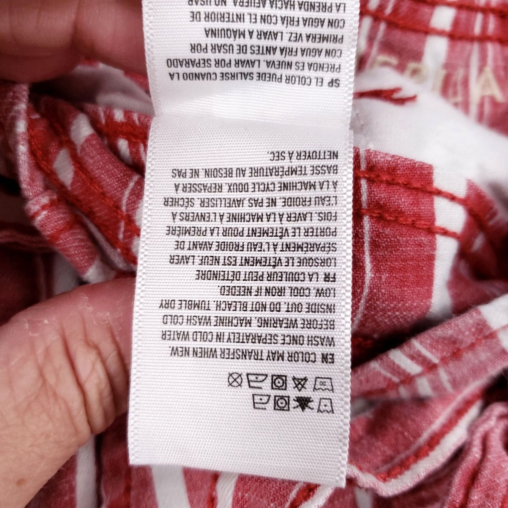 American Eagle Outfitters American Eagle Womens Shorts Size 2 Paper Bag Red White Striped High Rise Summer Size 26" / US 2 / IT 38 - 7 Thumbnail