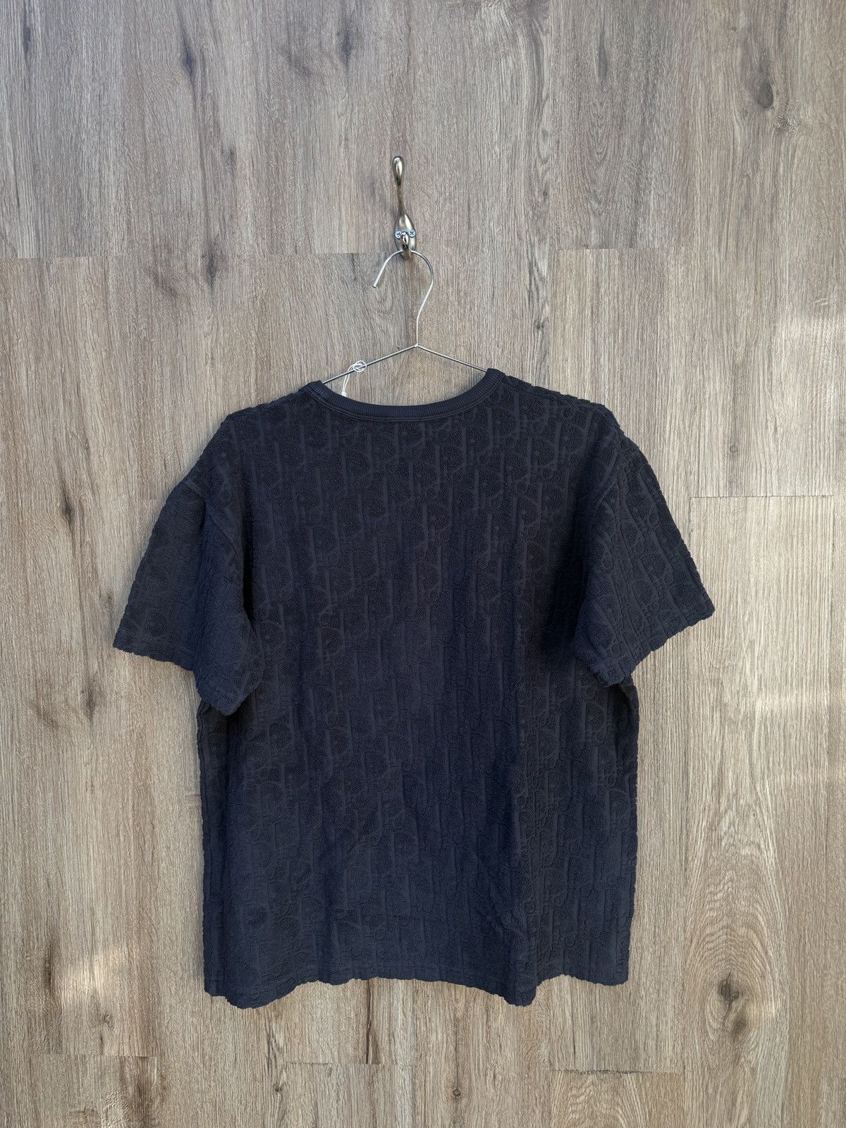 Dior Christian Dior Navy Towel Short Sleeve Size US S / EU 44-46 / 1 - 5 Thumbnail