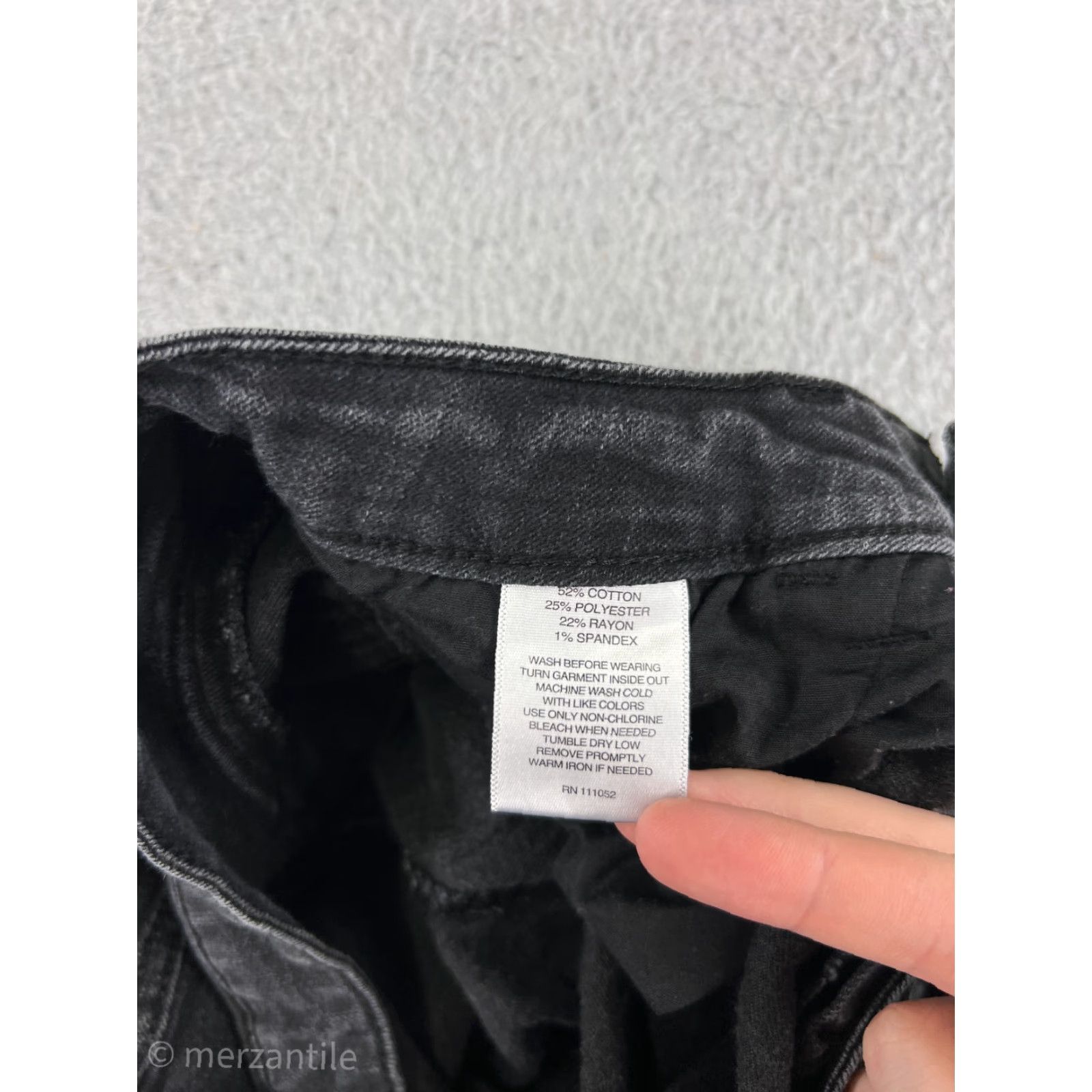 Vintage Wishful Park Jeans Womens 11 Dark Gray Cotton Polyester Blend Bootcut Size 27" / US 4 / IT 40 - 5 Thumbnail