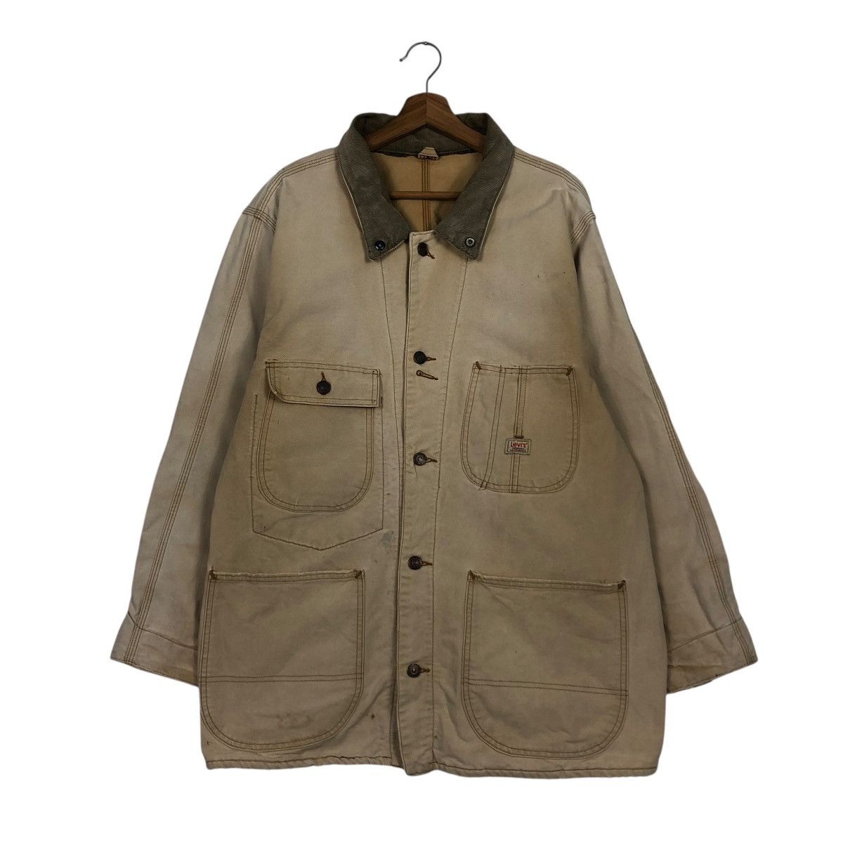Levi's 🔥VINTAGE CHORE JACKET LEVI’S WORKERS SAN FRANCISCO DETROIT Size US M / EU 48-50 / 2 - 3 Thumbnail