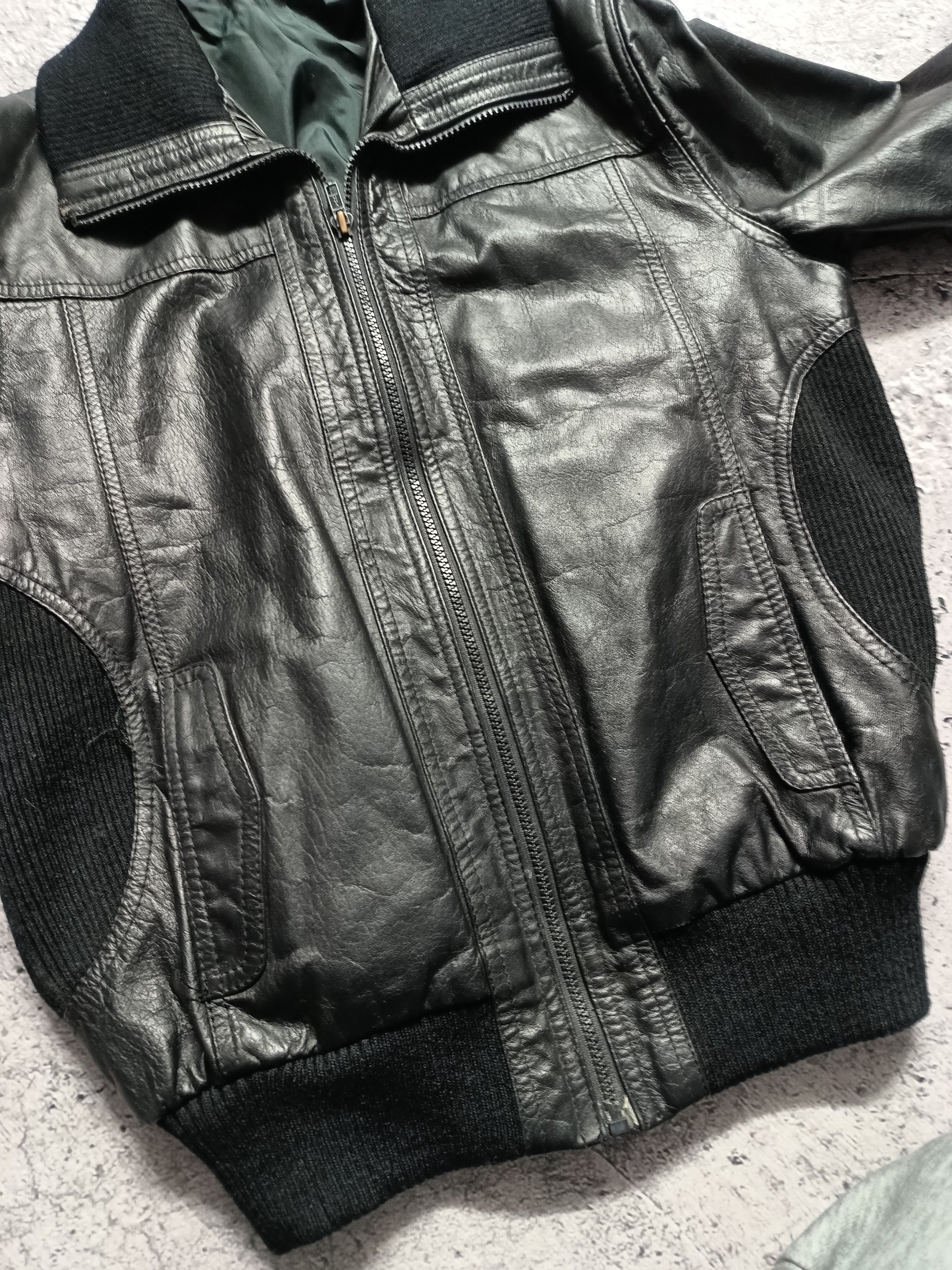 Vintage Vintage 90s Leather Jacket Premium Leather Acne Avirex Style Size US S / EU 44-46 / 1 - 2 Thumbnail