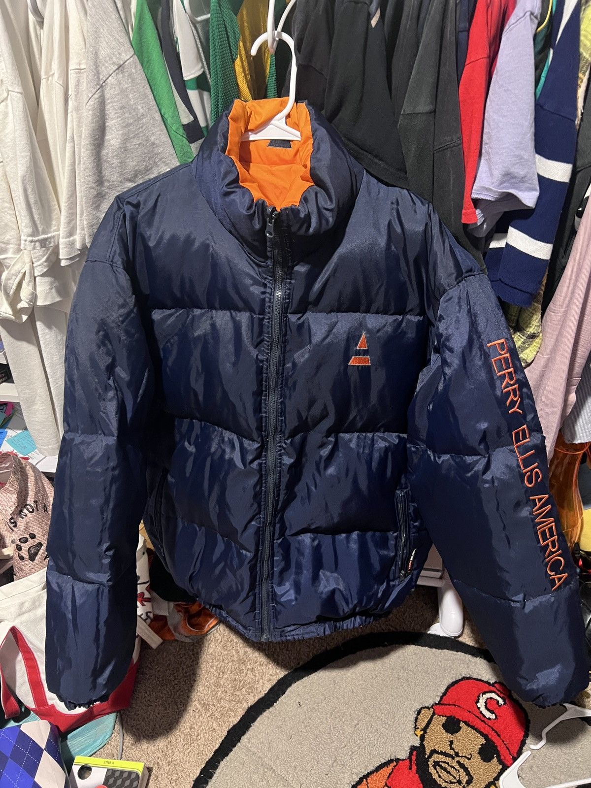 Perry Ellis × Vintage Vintage Reversible Perry Ellis Jacket Size US XL / EU 56 / 4 - 6 Thumbnail