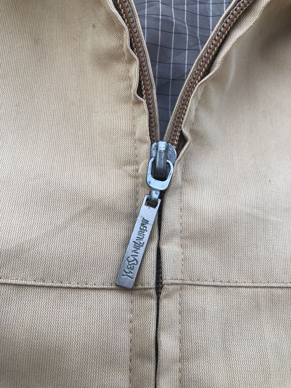 Yves Saint Laurent Vintage YSL Yves Saint Laurent Zipper Jacket Size US L / EU 52-54 / 3 - 6 Thumbnail