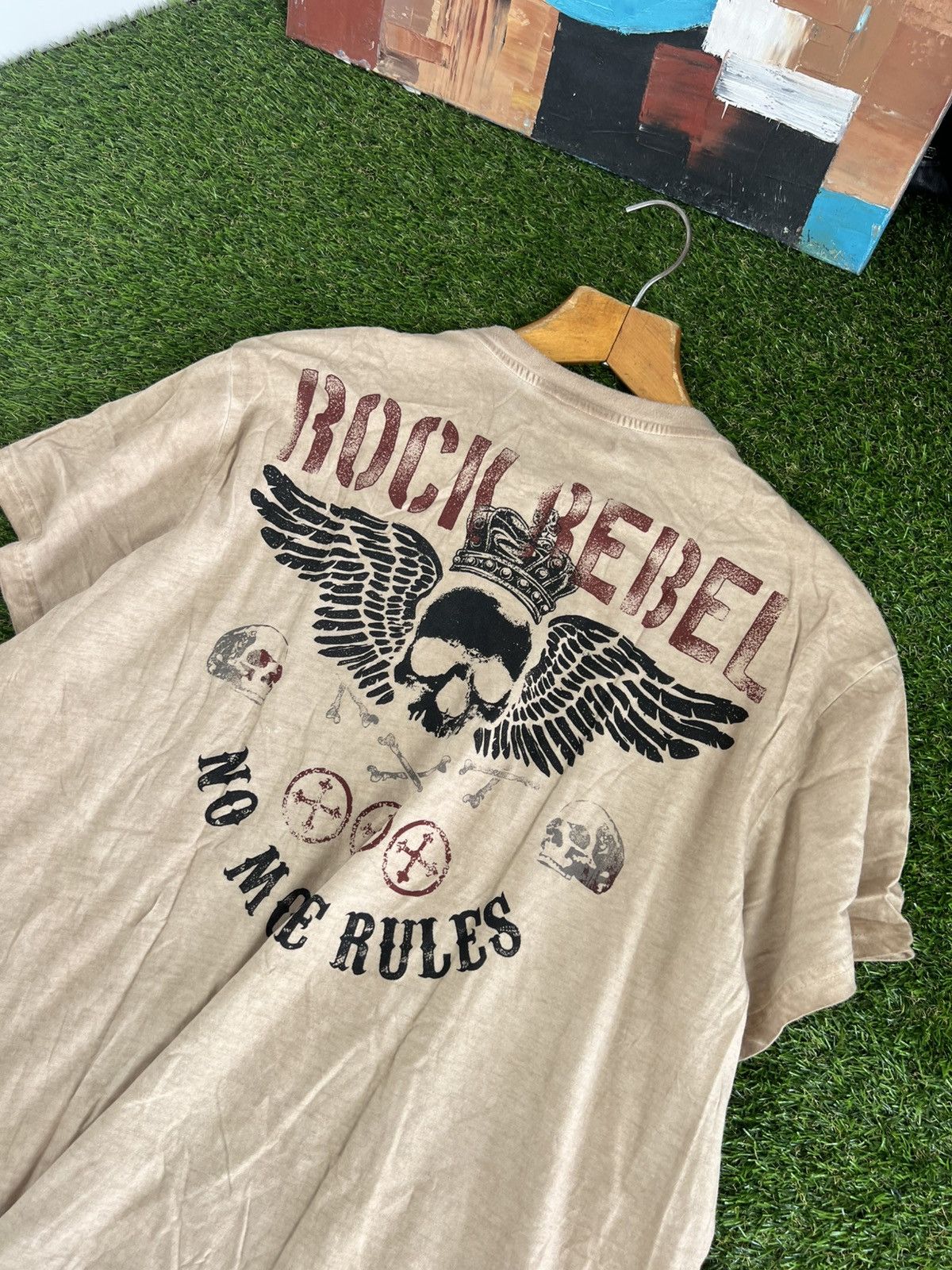 Affliction T-shirt Rock rebel affliction semetary unique rare archive Size US XXL / EU 58 / 5 - 10 Thumbnail