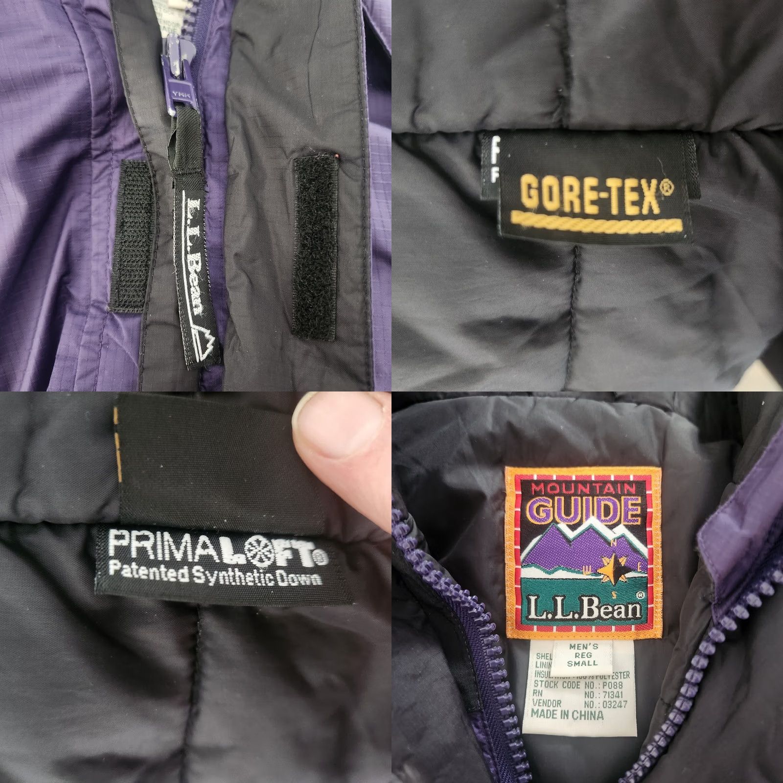 Vintage VINTAGE LL Bean Mountain Guide Jacket Mens Small Gore-Tex Prima Loft Insulated Ski Jacket Size US S / EU 44-46 / 1 - 10 Thumbnail