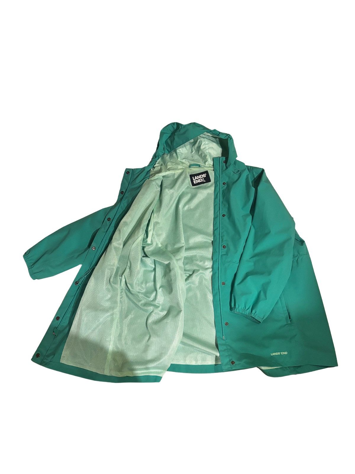 Lands' End Women’s green windbreaker Jacket.wj0611 Size 3XL / US 20-22 - 11 Thumbnail