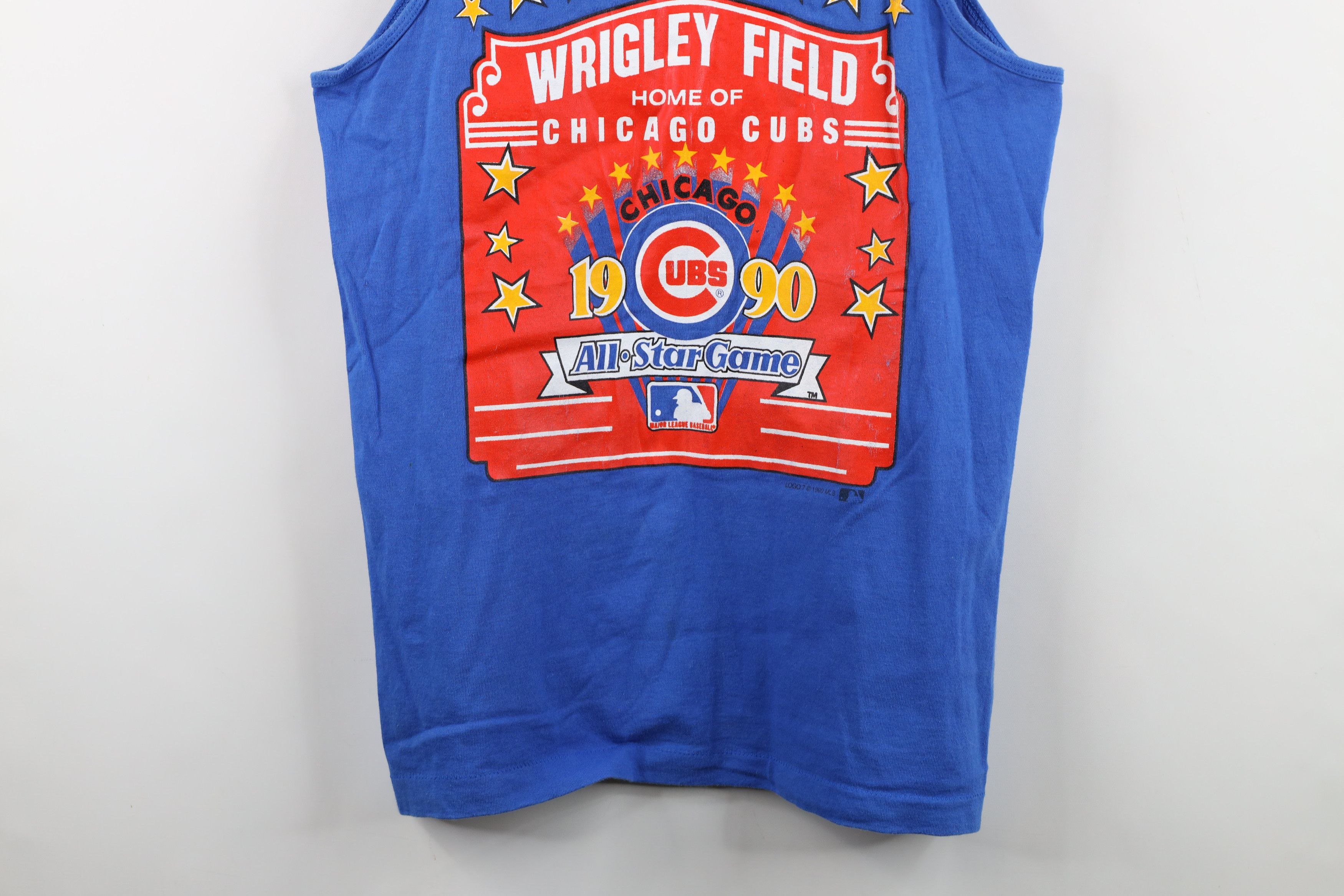 Vintage Vintage 90s Game Baseball Wrigley Field Tank Top T-Shirt Size US M / EU 48-50 / 2 - 3 Thumbnail