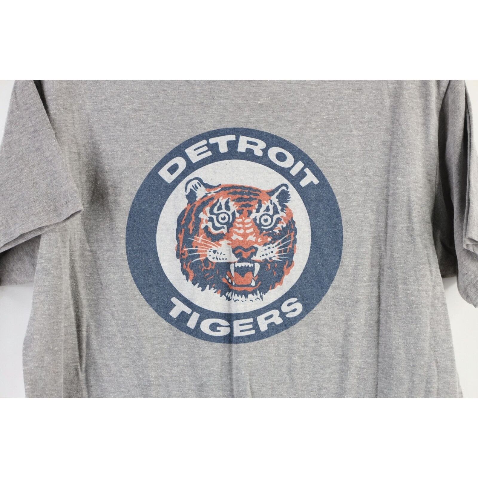 Vintage Retro Spell Out Detroit Tigers Baseball Short Sleeve T-Shirt Size US M / EU 48-50 / 2 - 4 Thumbnail