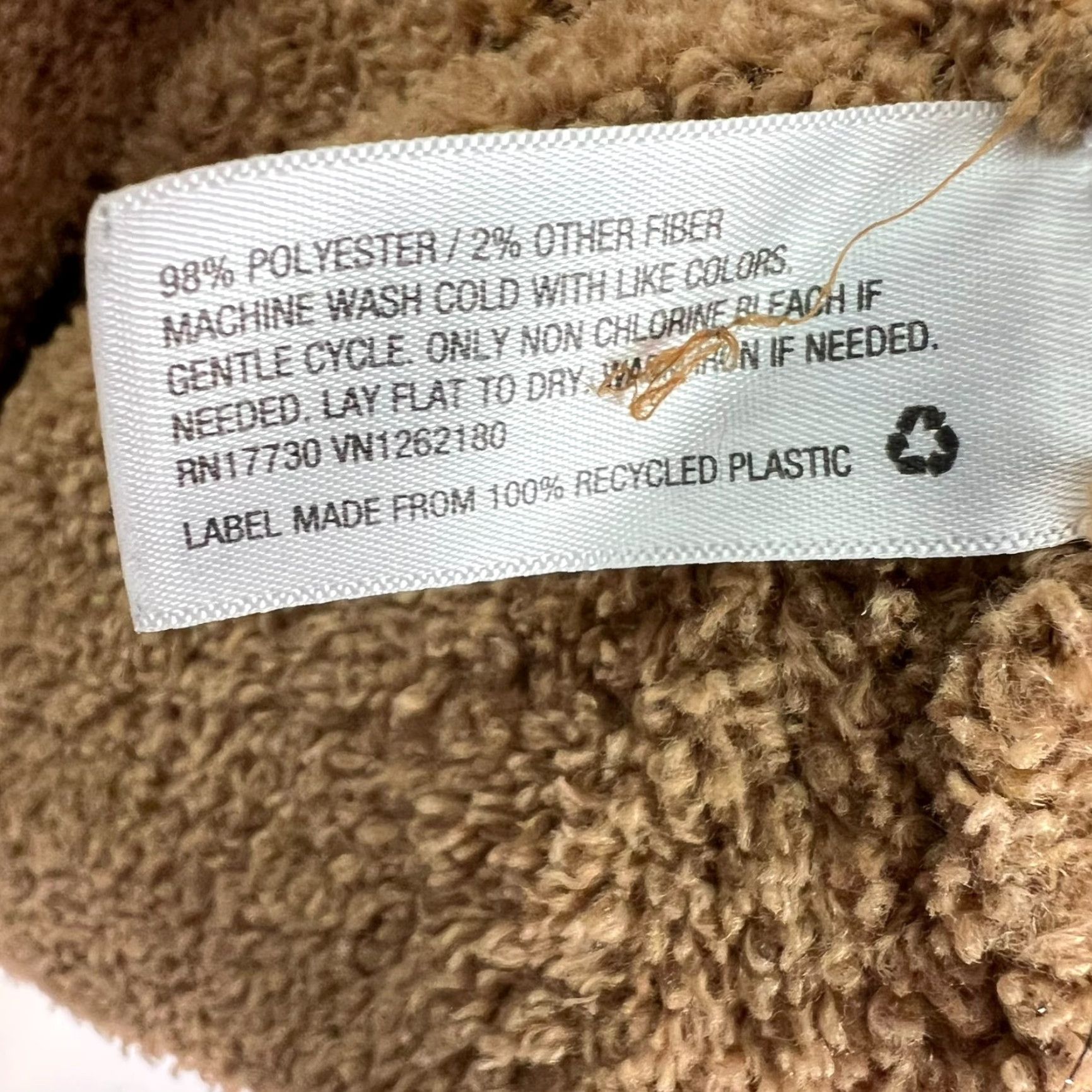 Vintage Stars Above Sweater Size M tan Fleece Soft V-Neck Womens Size M / US 6-8 / IT 42-44 - 6 Thumbnail