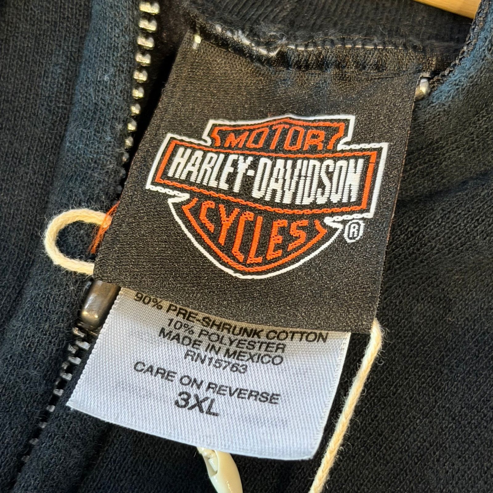 Harley Davidson Vintage 2005 Harley Davidson Zip-Up Jacket Size US XL / EU 56 / 4 - 3 Thumbnail
