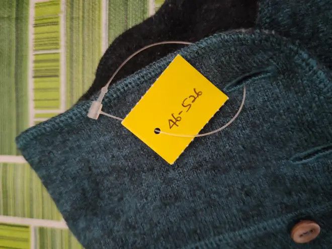 Japanese Brand DL LA Charmer Green Vintage Long Cardigans #46-526 Size M / US 6-8 / IT 42-44 - 11 Thumbnail