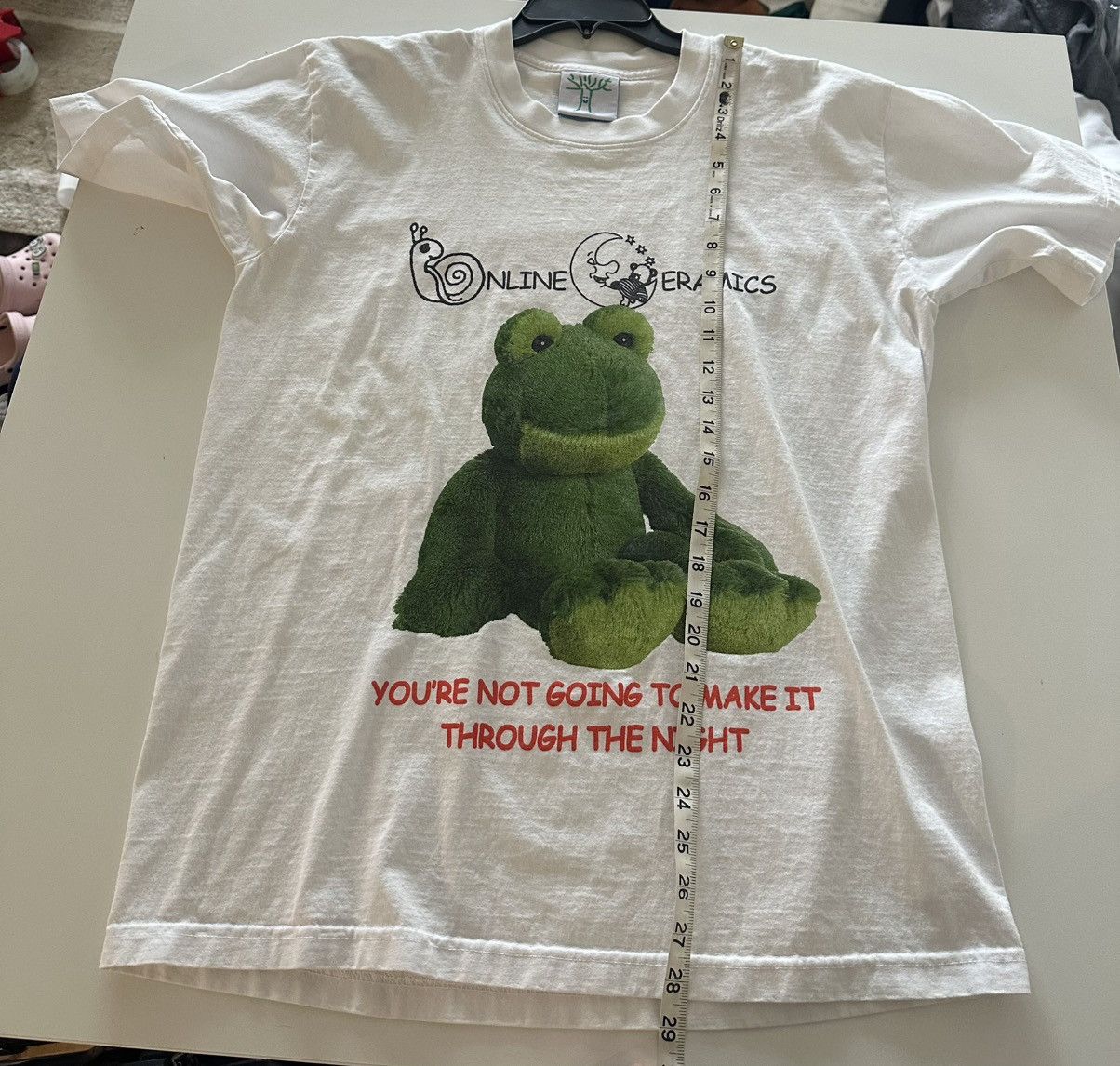 Online Ceramics 2021 Online Ceramics Final Destinations Frog T-Shirt White M Size US M / EU 48-50 / 2 - 4 Thumbnail