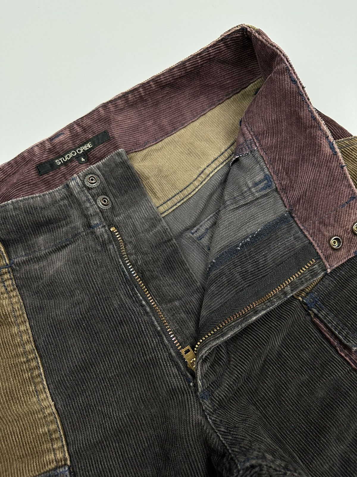 If Six Was Nine × Japanese Brand Vintage Studio Oribe Multi Colour Curdoroy Bush Pants Size US 30 / EU 46 - 8 Thumbnail