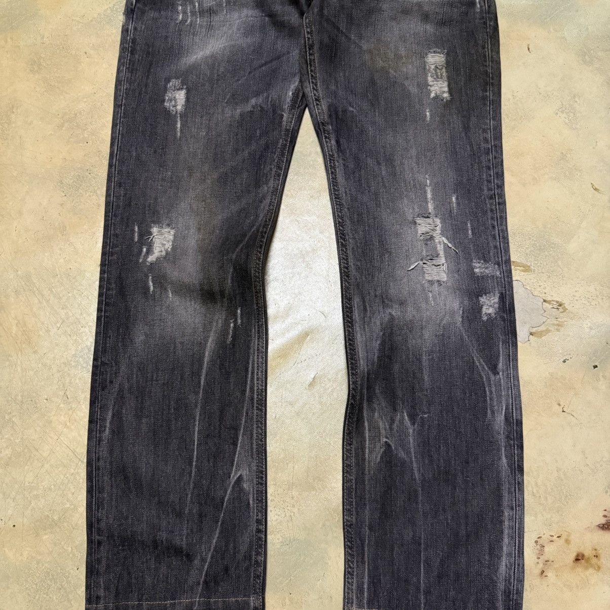 Dolce & Gabbana Dolce & Gabbana Distressed Denim Jeans Size US 33 - 4 Thumbnail